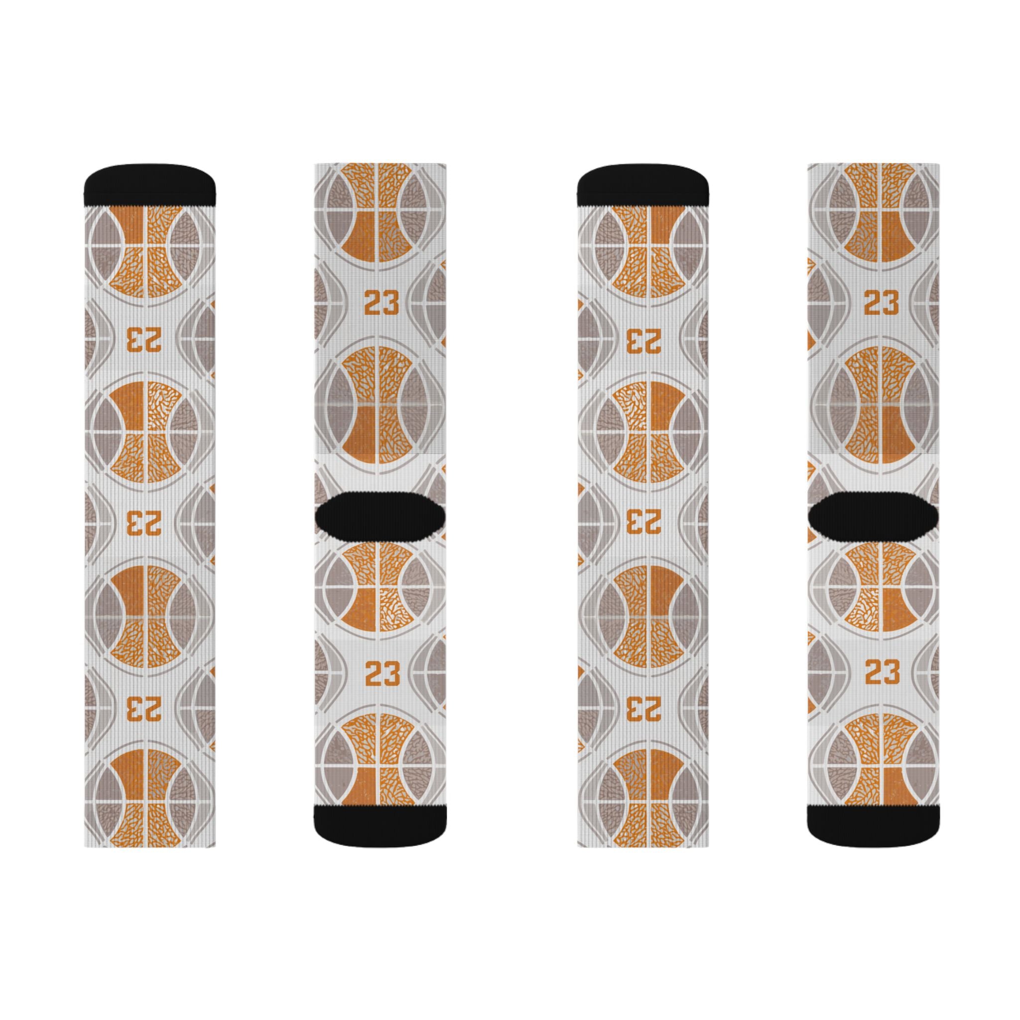 Wmns Jordan 3 Orange Citrus matching Crew Socks | Fresh Urban Basketball Streetwear