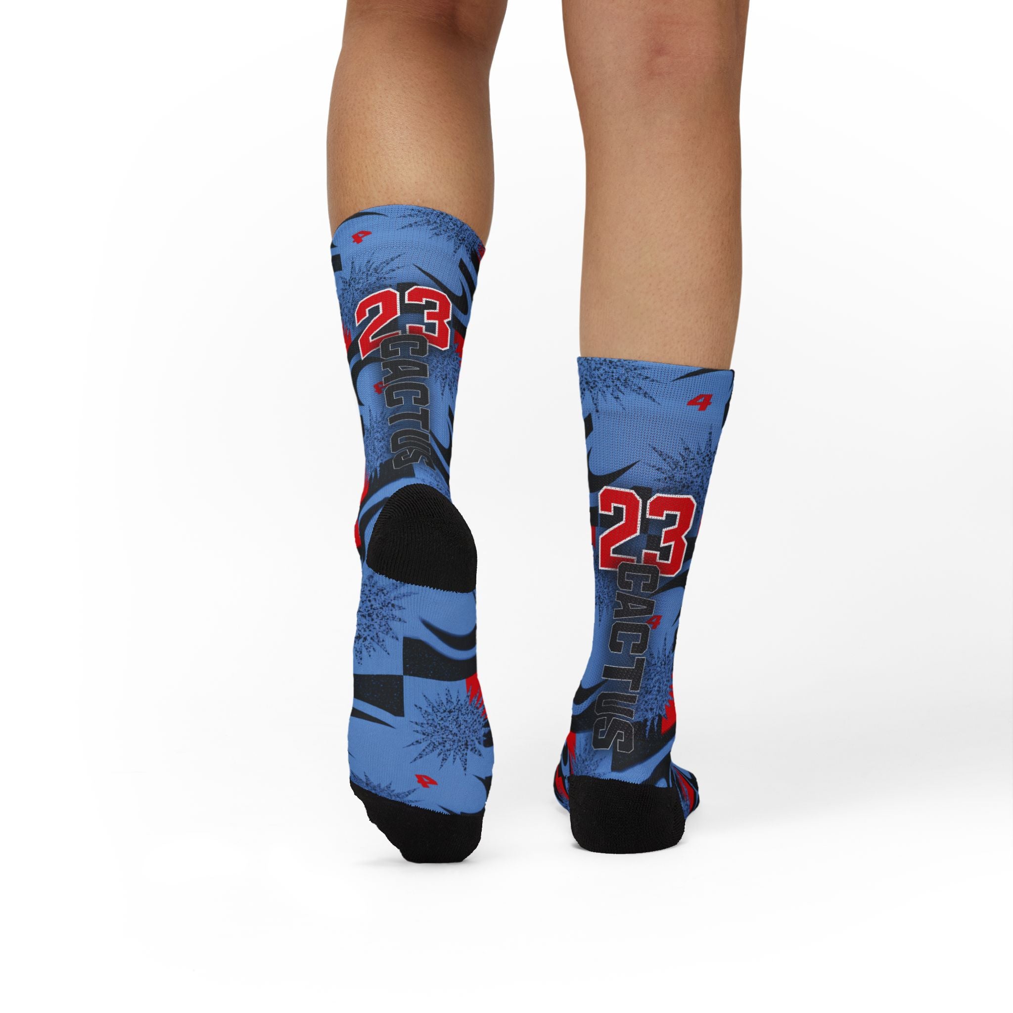 Matching Socks for Travis Scott x Jordan 4 Retro Cactus Jack Inspired Design