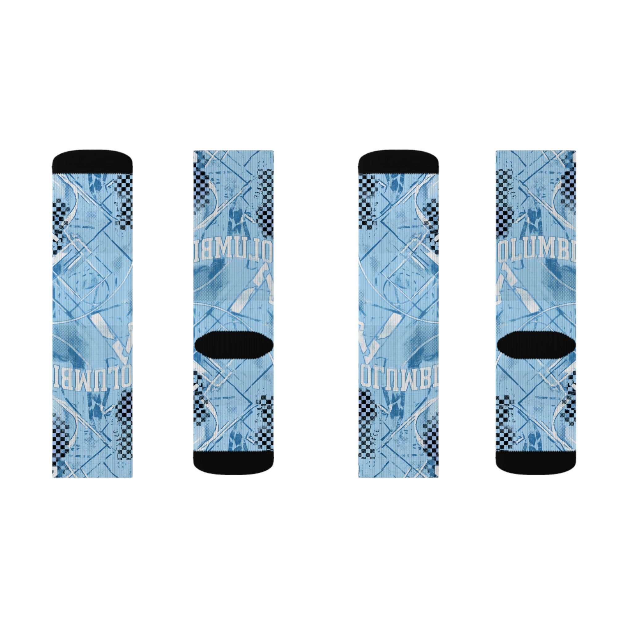 Jordan 11 Retro Columbia Legend Blue 2024 matching Crew Socks | UNC Carolina Blue Streetwear