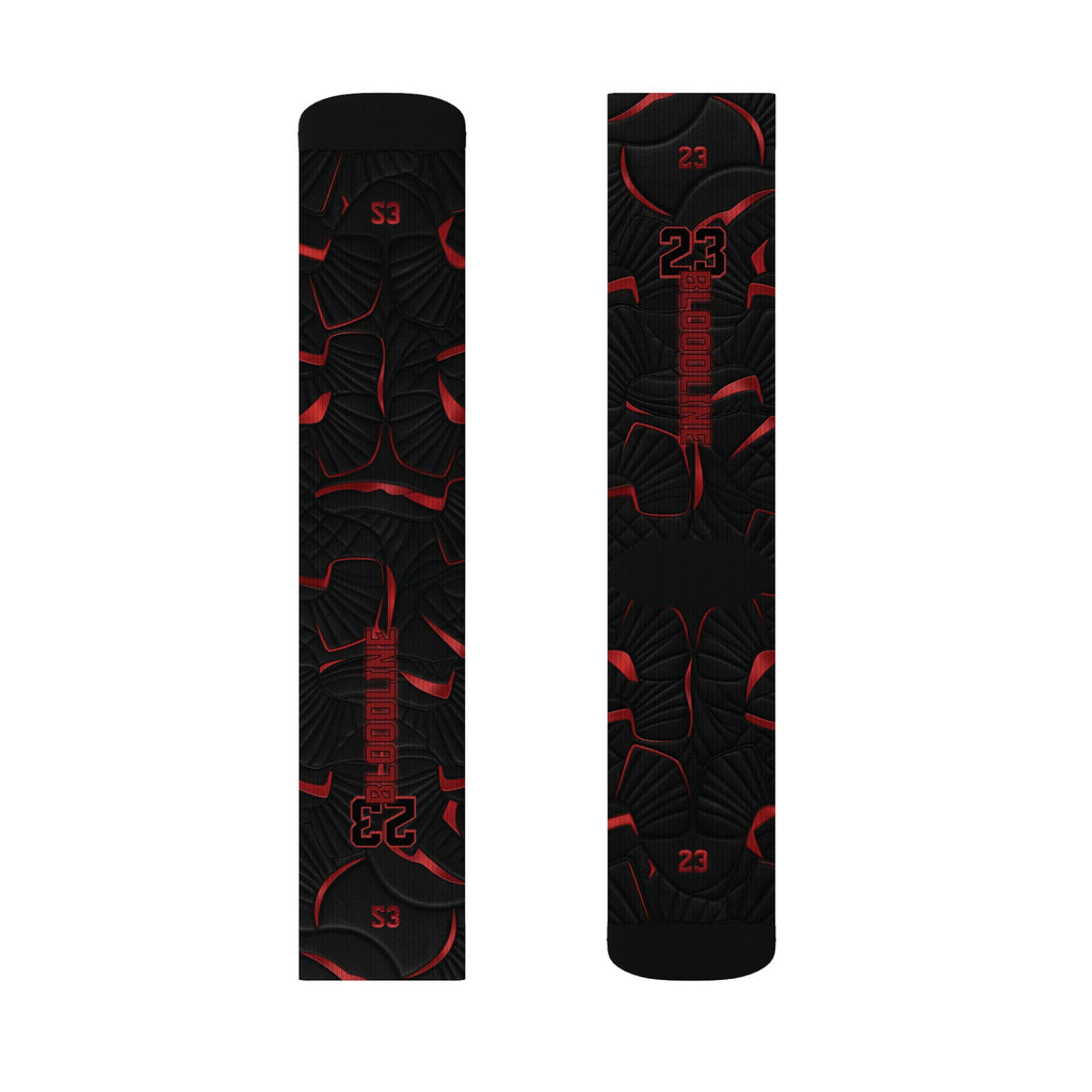 Matching Socks for Jordan 12 Retro Bloodline Inspired Design
