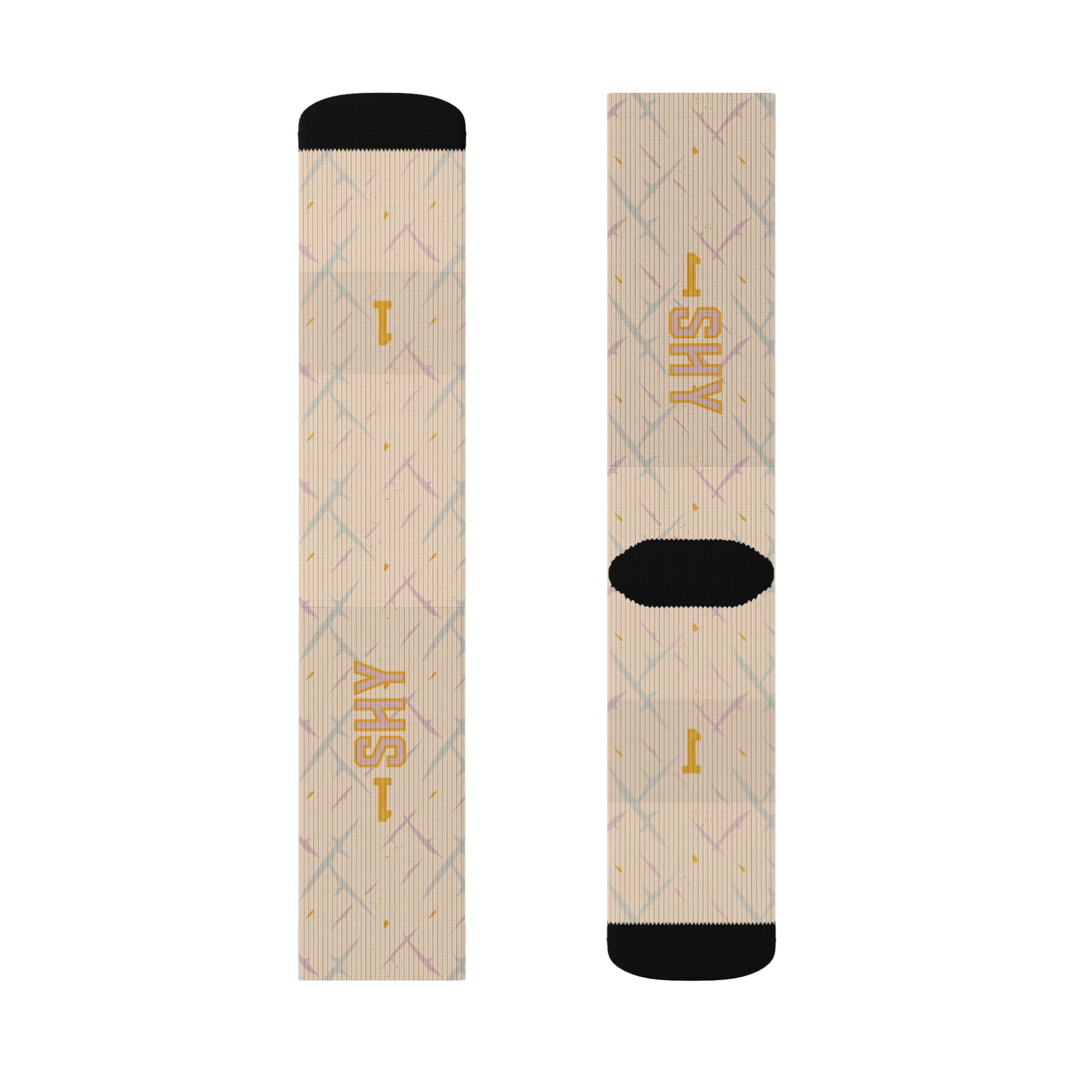 Matching Socks for Travis Scott x Jordan 1 Retro Low OG Shy Pink Inspired Design