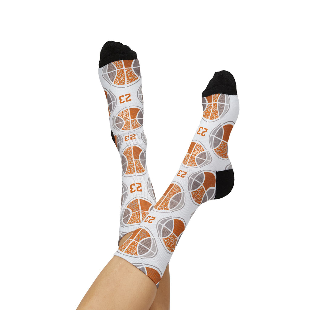 Wmns Jordan 3 Orange Citrus matching Crew Socks | Fresh Urban Basketball Streetwear