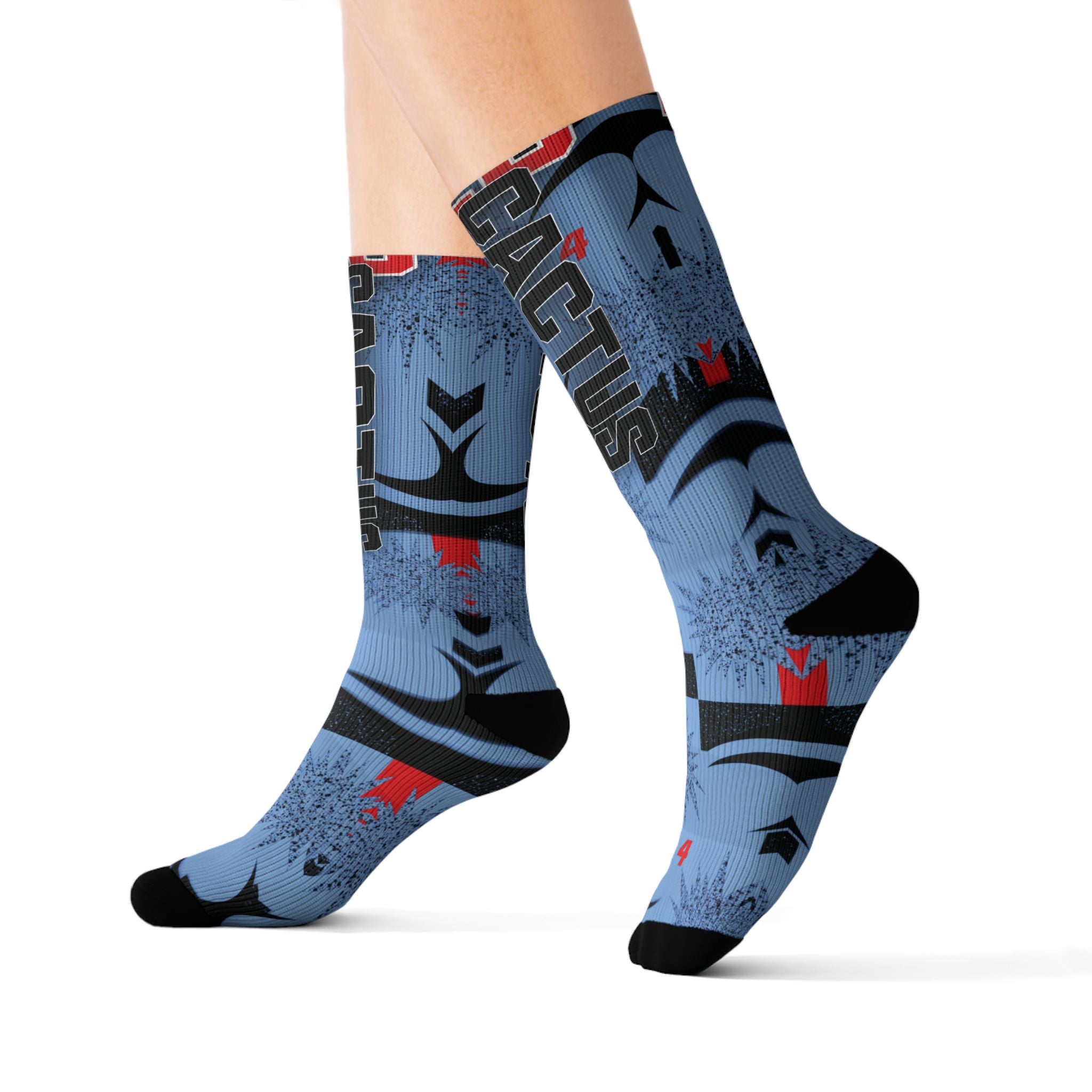 Matching Socks for Travis Scott x Jordan 4 Retro Cactus Jack Inspired Design
