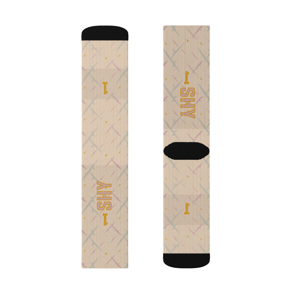 Matching Socks for Travis Scott x Jordan 1 Retro Low OG Shy Pink Inspired Design