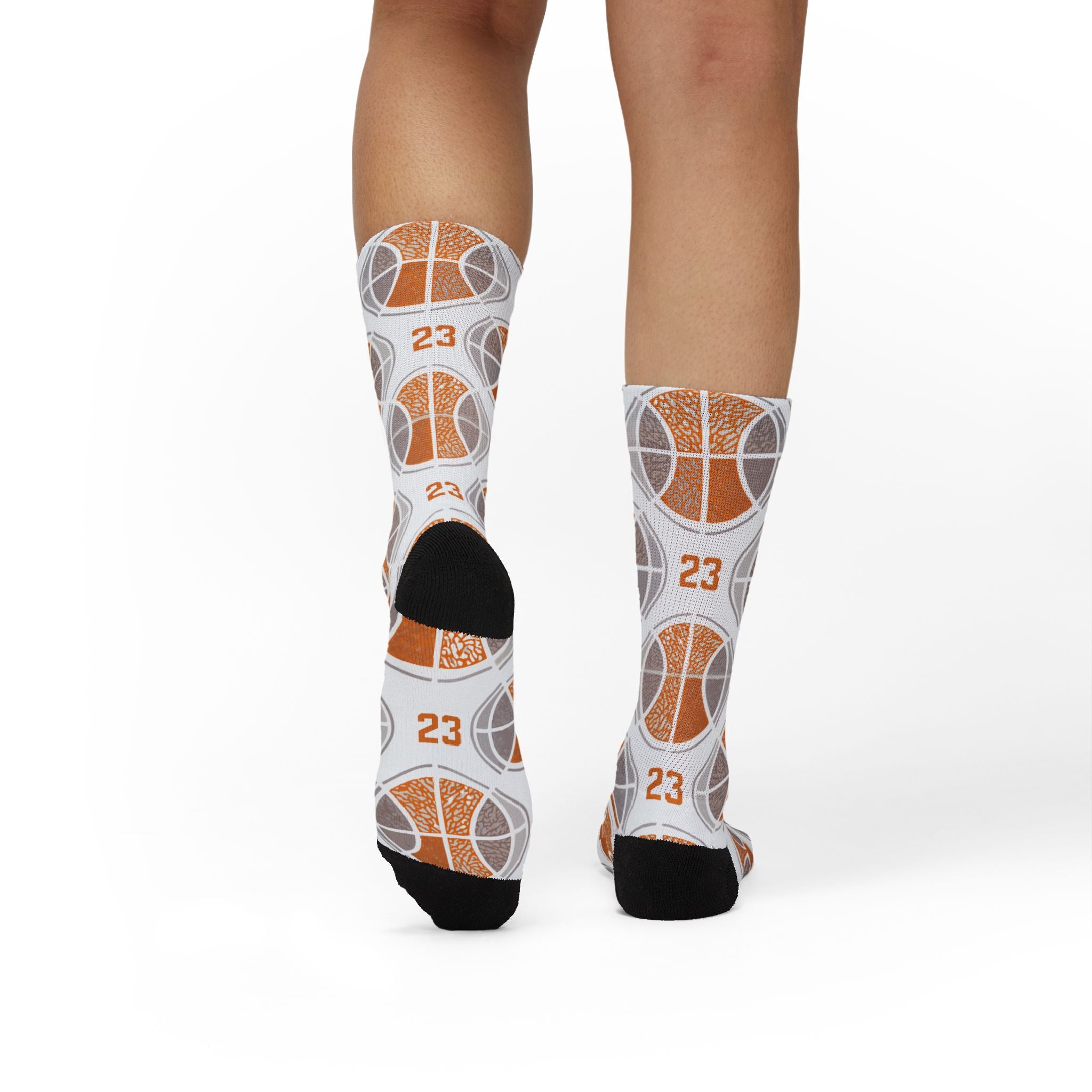 Wmns Jordan 3 Orange Citrus matching Crew Socks | Fresh Urban Basketball Streetwear