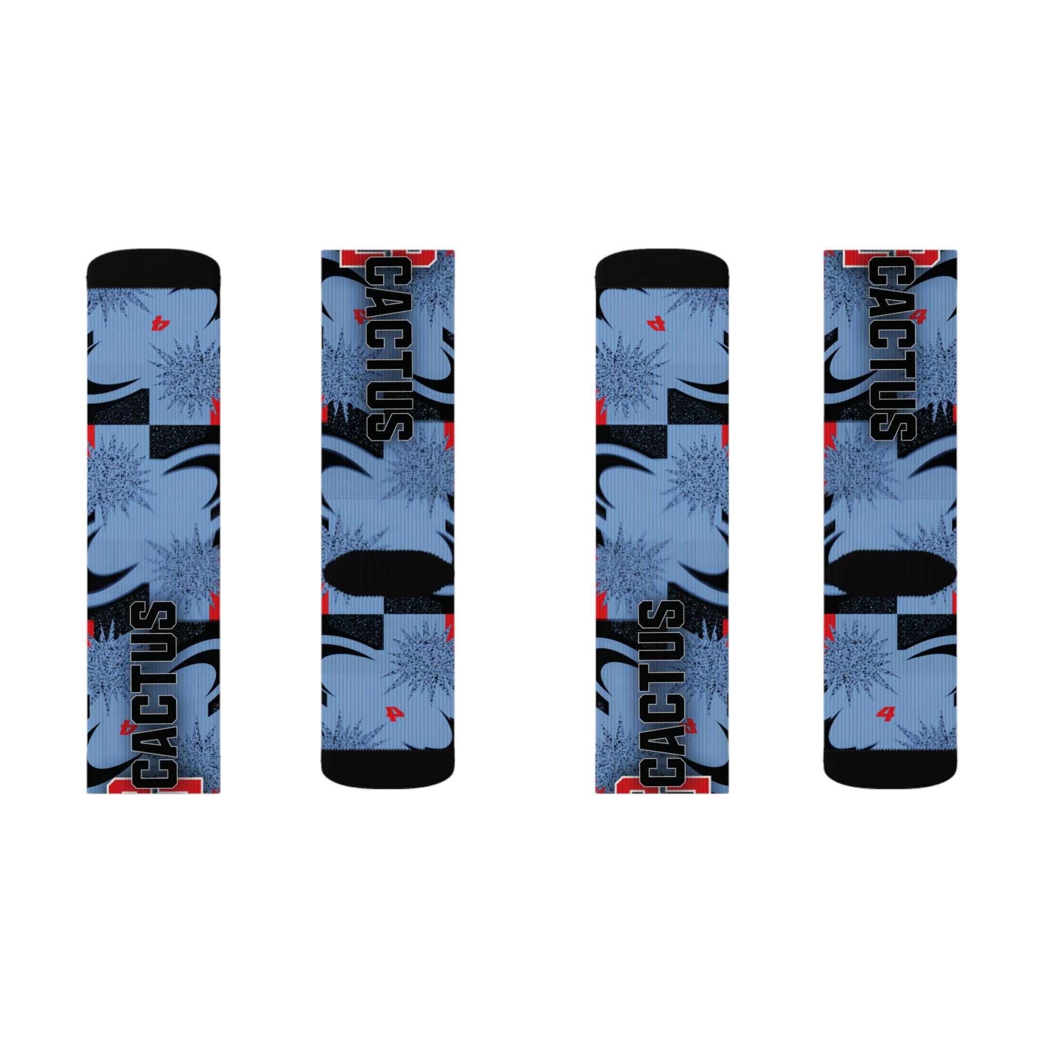 Matching Socks for Travis Scott x Jordan 4 Retro Cactus Jack Inspired Design