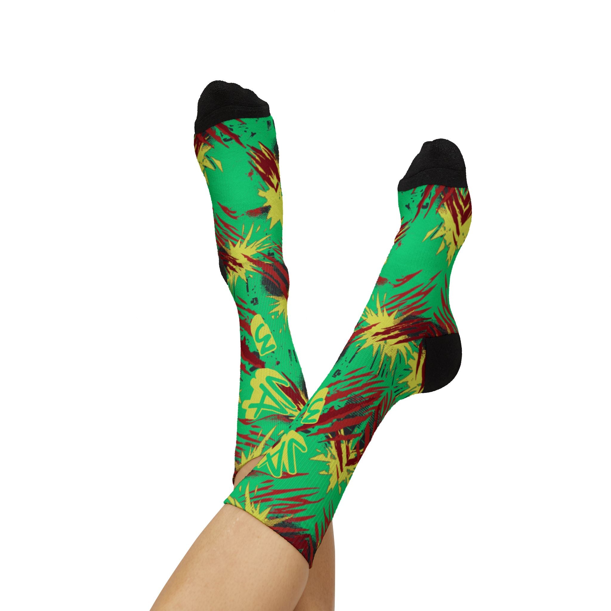 Socks to match Ja 3 Explorer Matching Crew Socks | Prehistoric Basketball Streetwear
