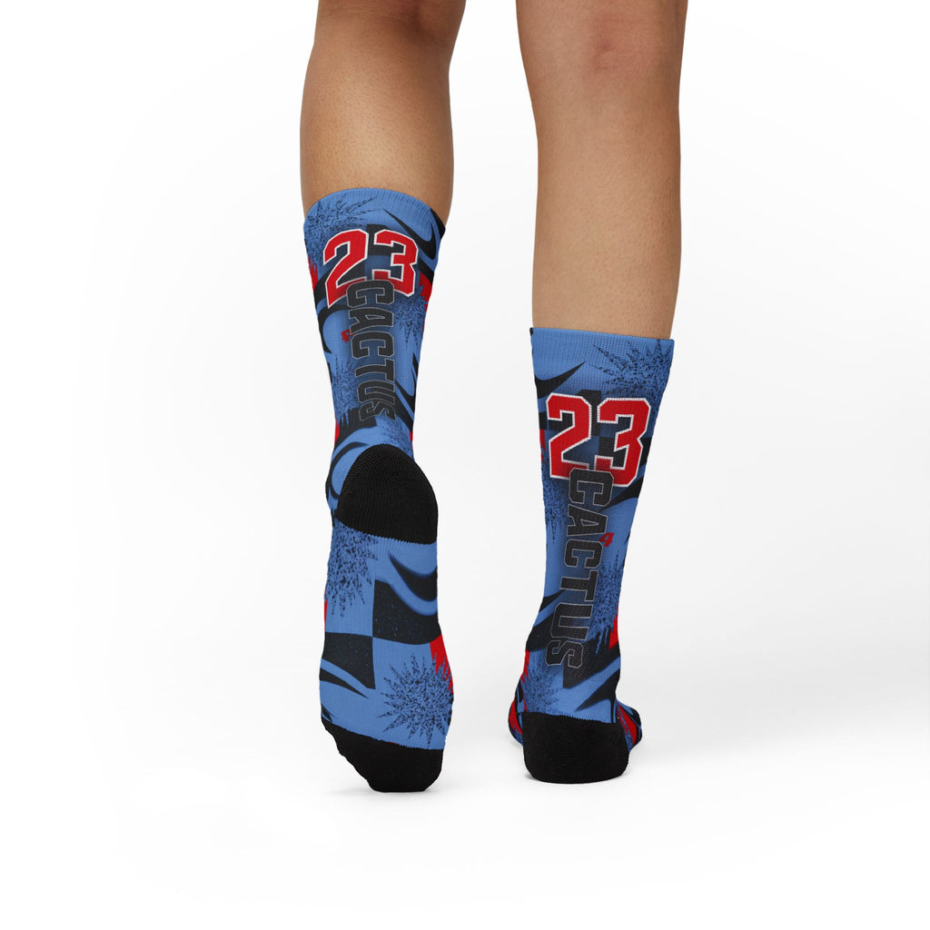 Matching Socks for Travis Scott x Jordan 4 Retro Cactus Jack Inspired Design