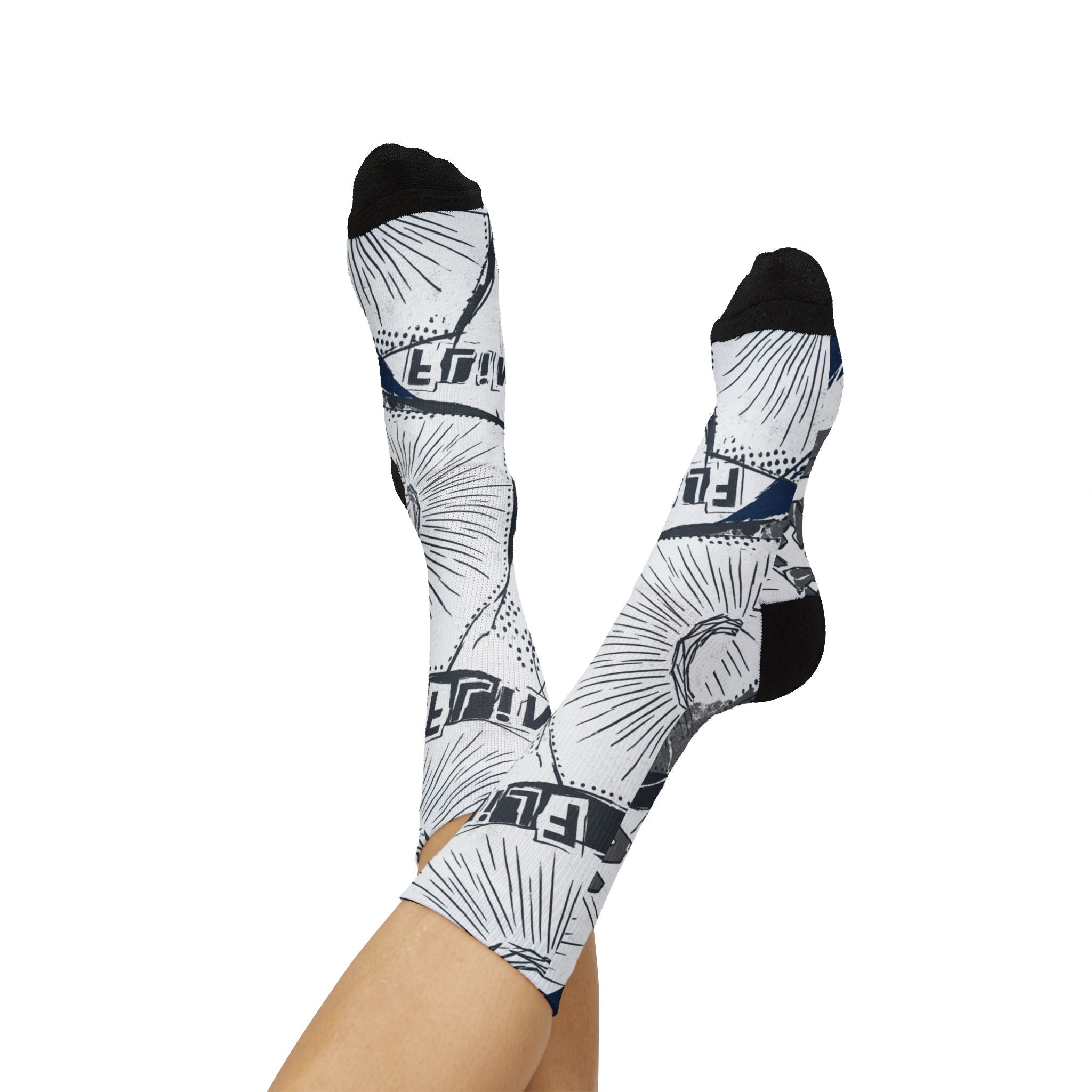 Socks to match Jordan 9 Retro 'Flint Grey' 2026 matching Crew Socks | Premium Championship Heritage Streetwear