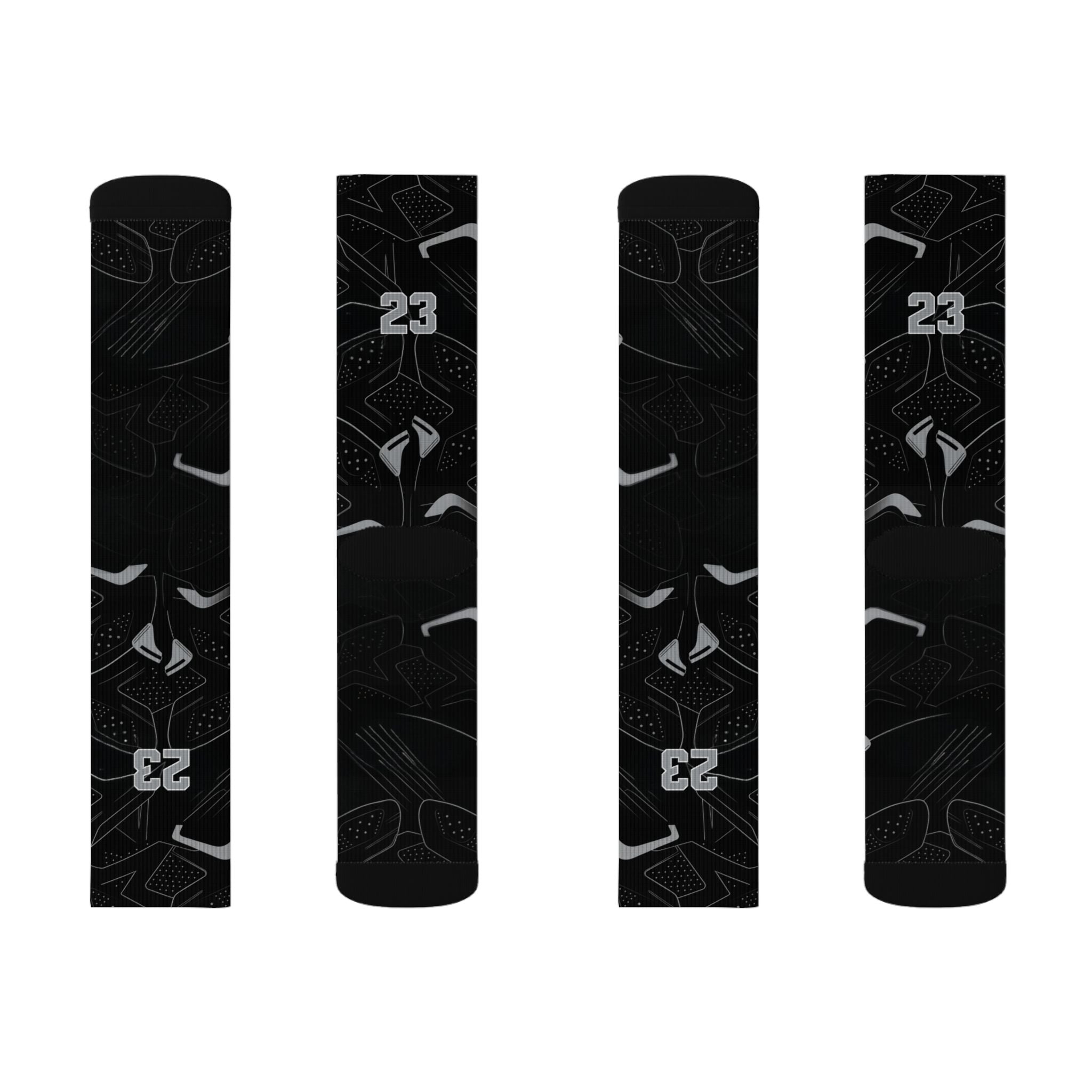 Jordan 6 Retro Cap and Gown matching Crew Socks | Black Graduation Achievement