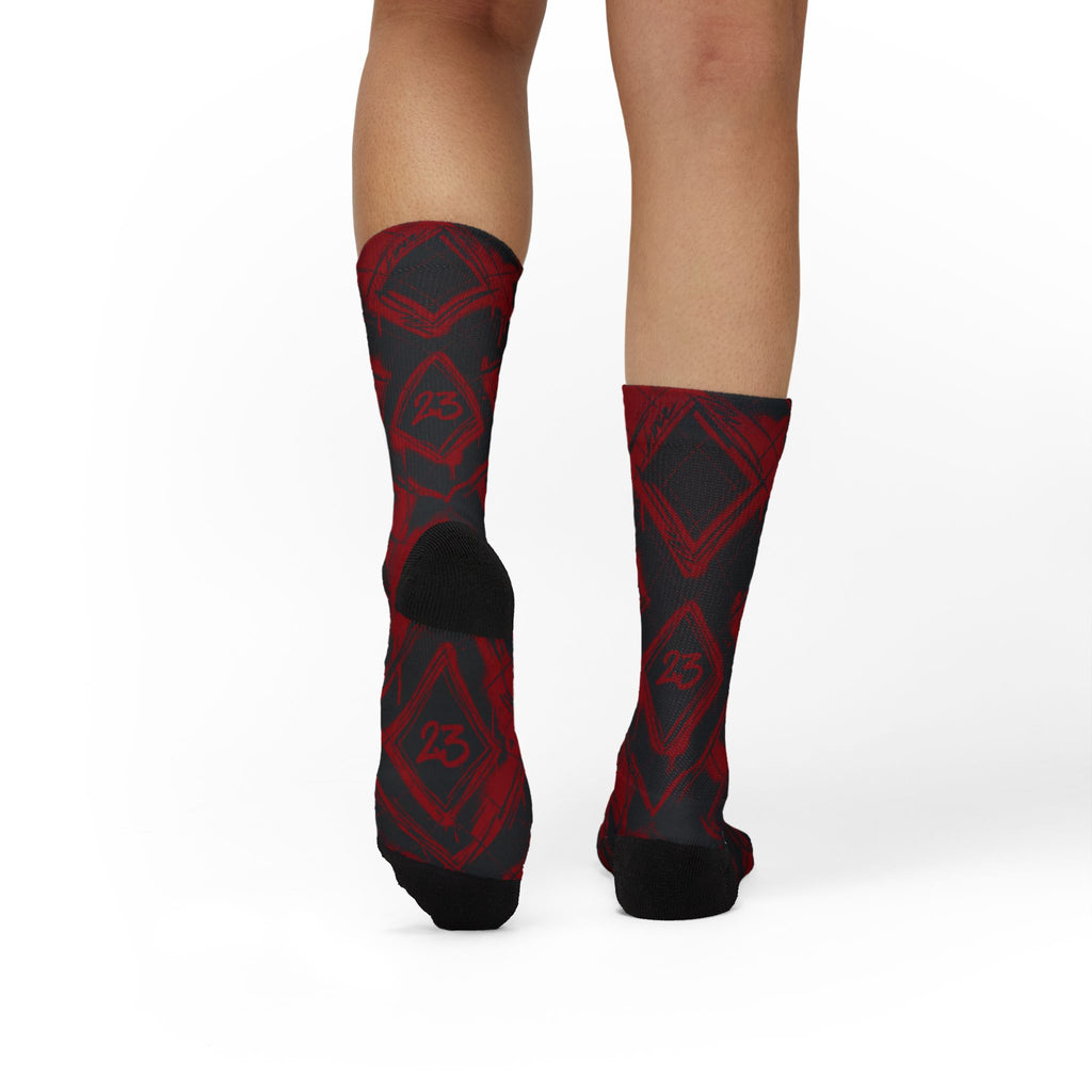 Matching Socks for Jordan 12 Retro Flu Game 2016 Inspired Design