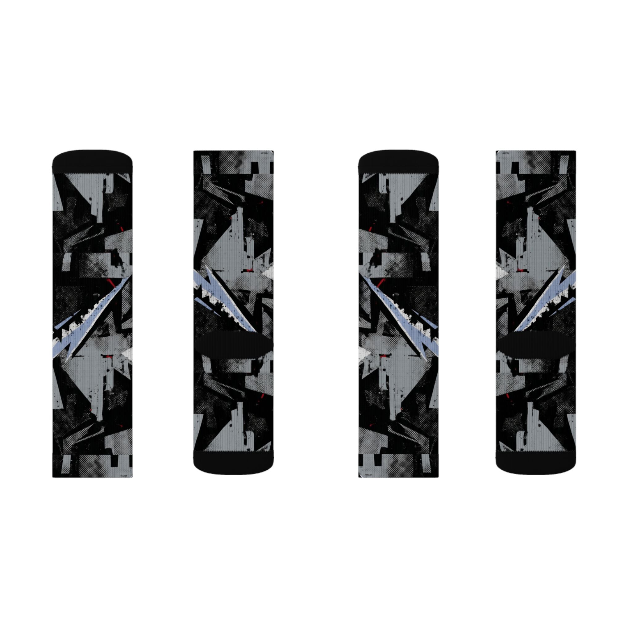 Jordan 5 Retro OG Black Metallic Reimagined matching Crew Socks | Fighter Jet Aviation Streetwear