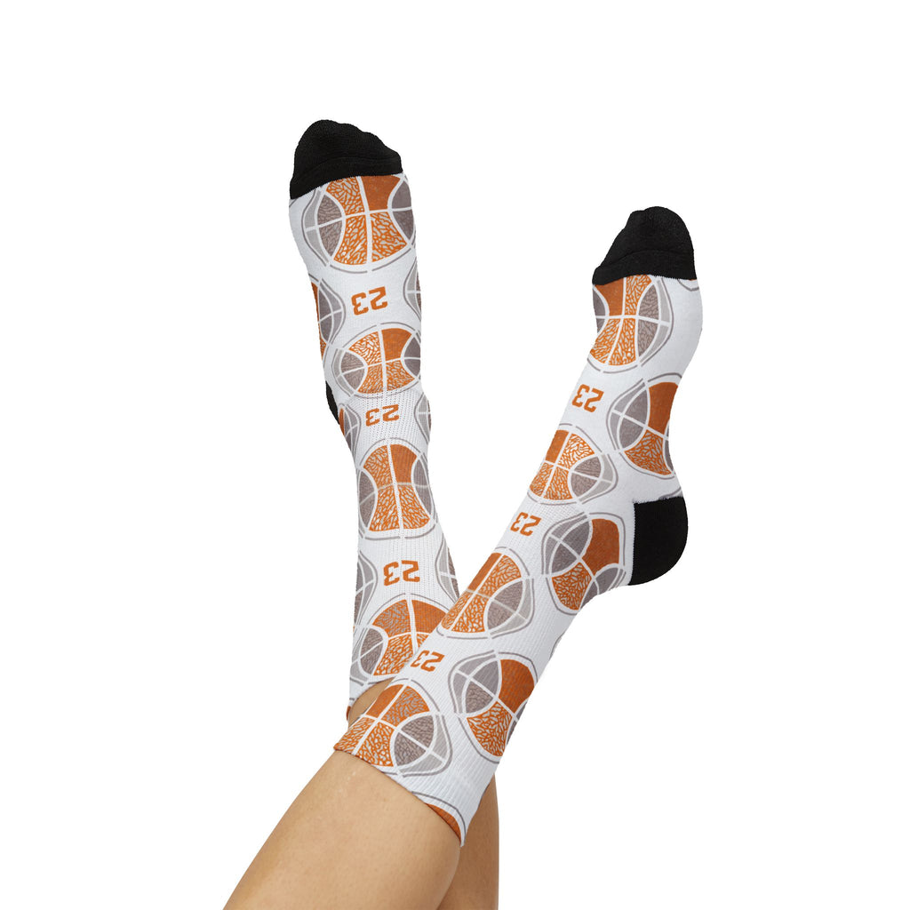 Wmns Jordan 3 Orange Citrus matching Crew Socks | Fresh Urban Basketball Streetwear