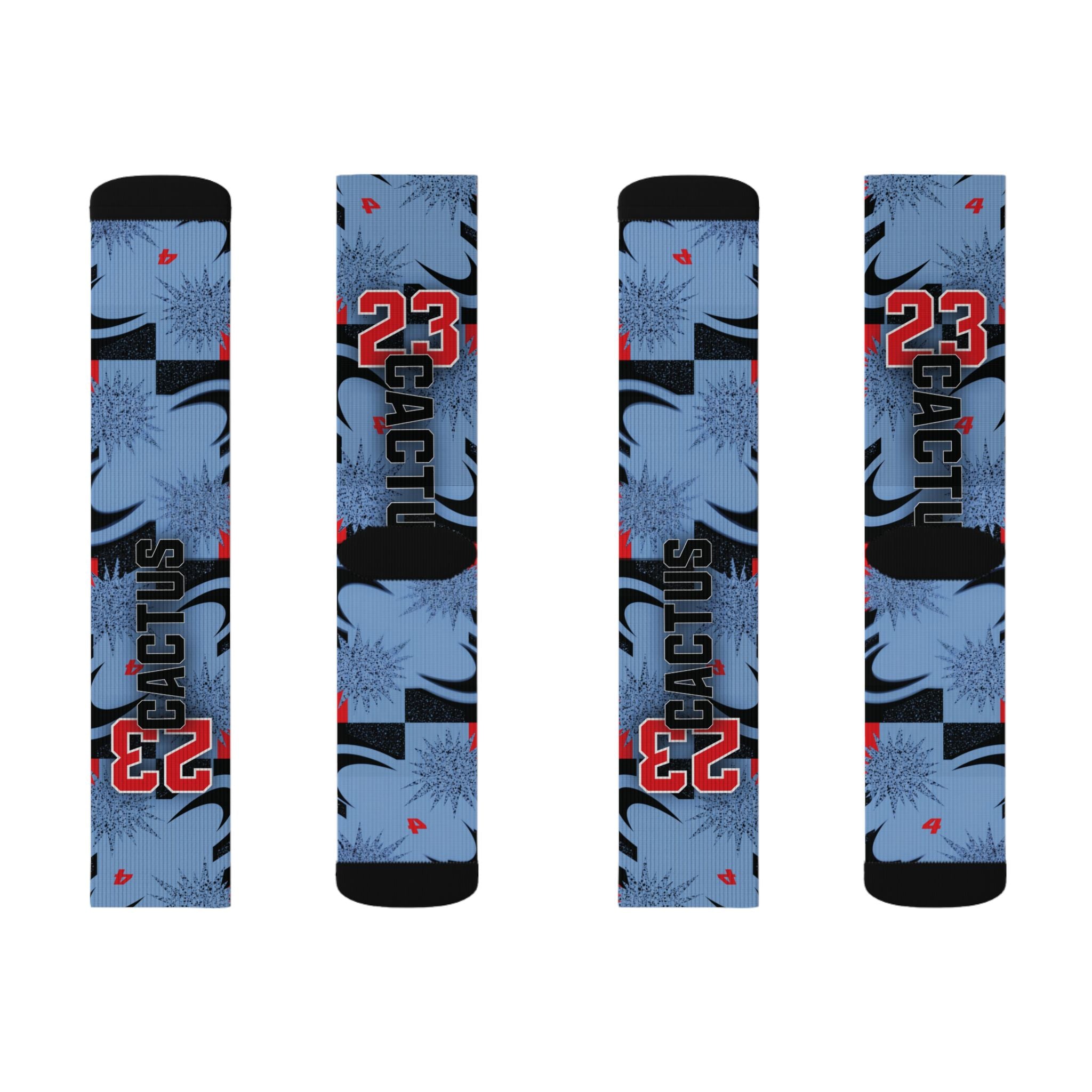 Matching Socks for Travis Scott x Jordan 4 Retro Cactus Jack Inspired Design
