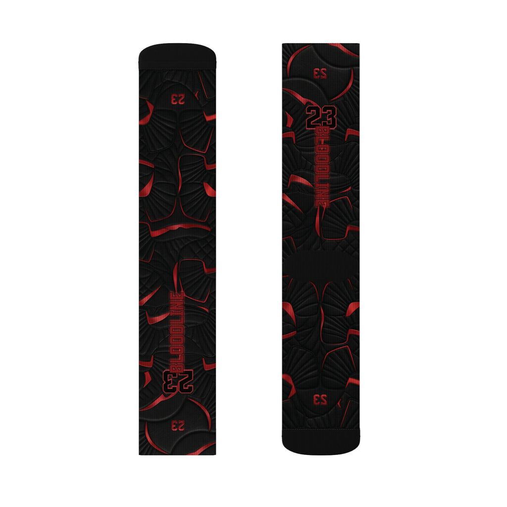 Matching Socks for Jordan 12 Retro Bloodline Inspired Design