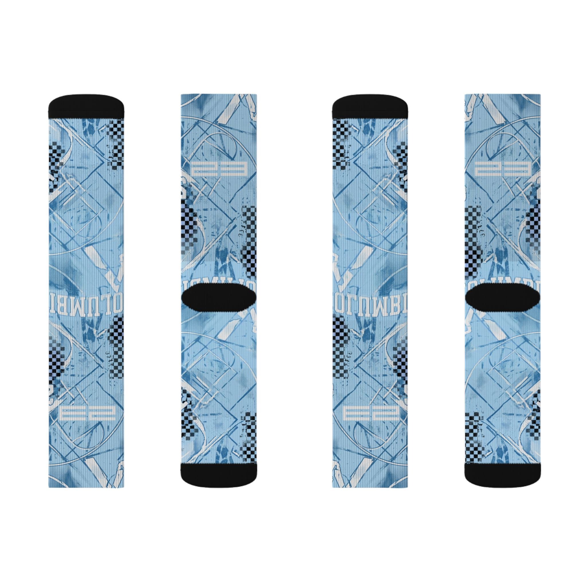 Jordan 11 Retro Columbia Legend Blue 2024 matching Crew Socks | UNC Carolina Blue Streetwear