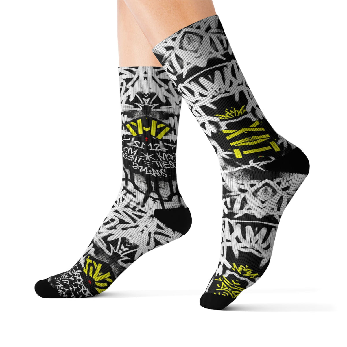 Socks to Match Jordan 12 Retro Taxi 2025 matching Crew Socks | MJ Championship Streetwear