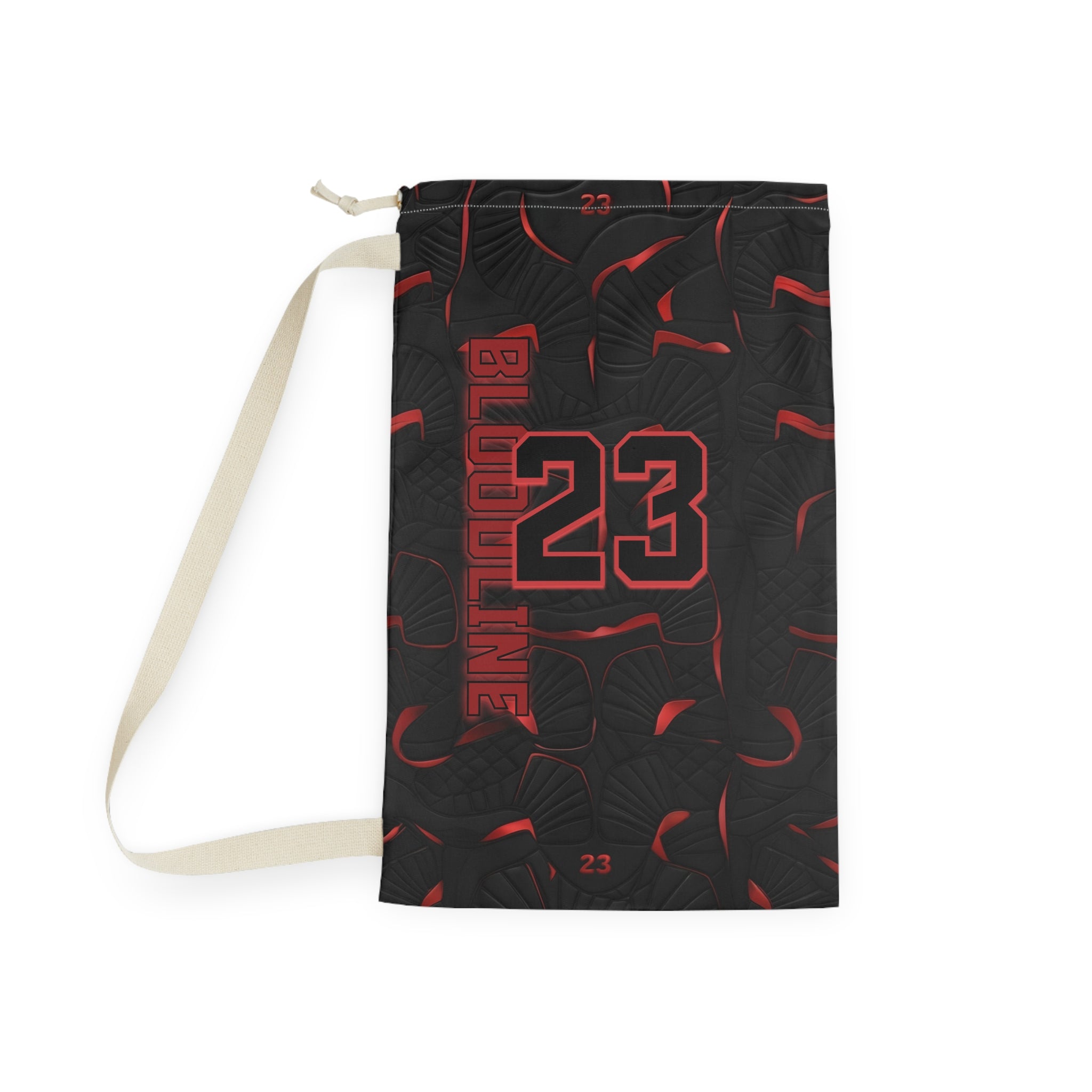 Matching sneaker bag for Jordan 12 Bloodline streetwear outfits - My Matching Socks