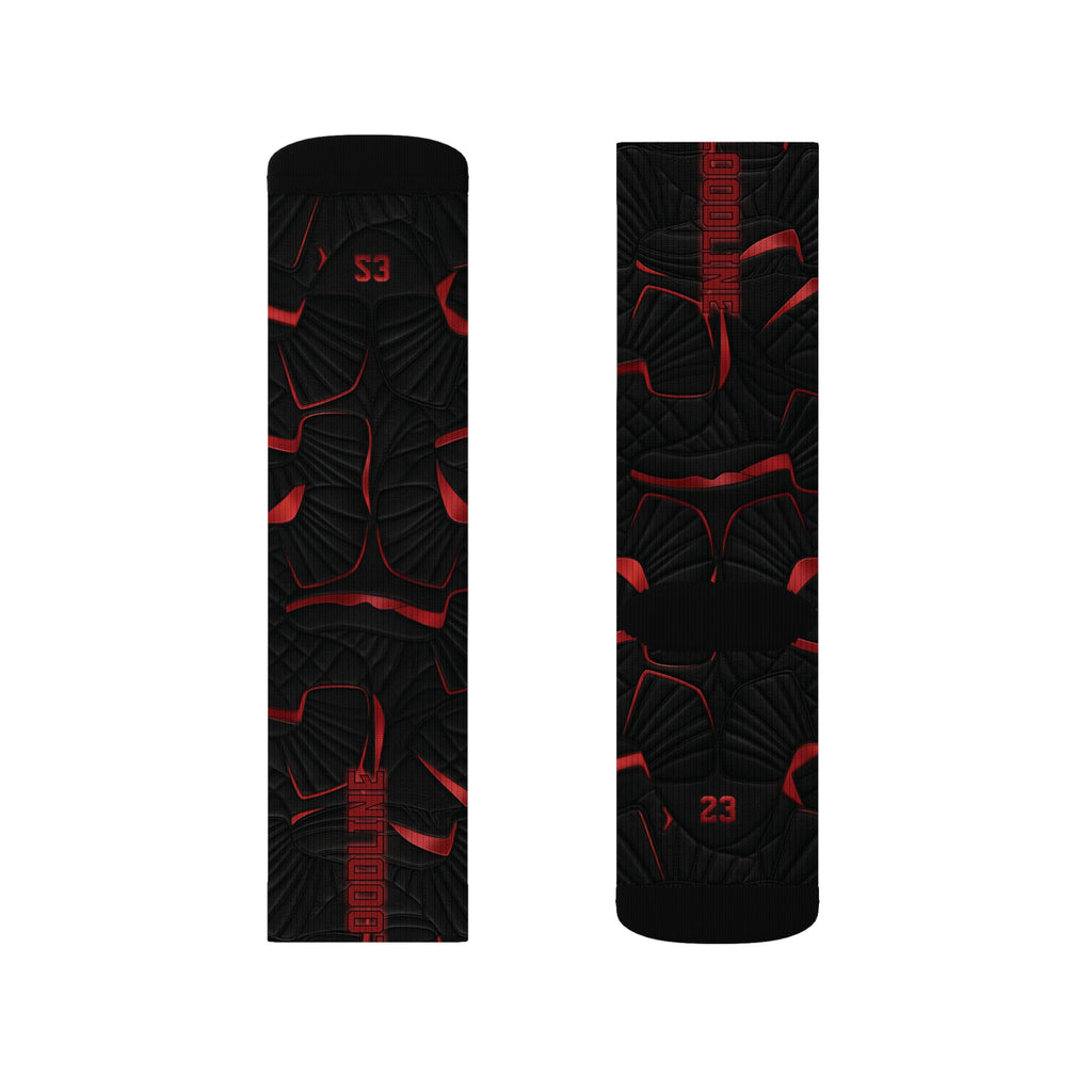 Matching Socks for Jordan 12 Retro Bloodline Inspired Design