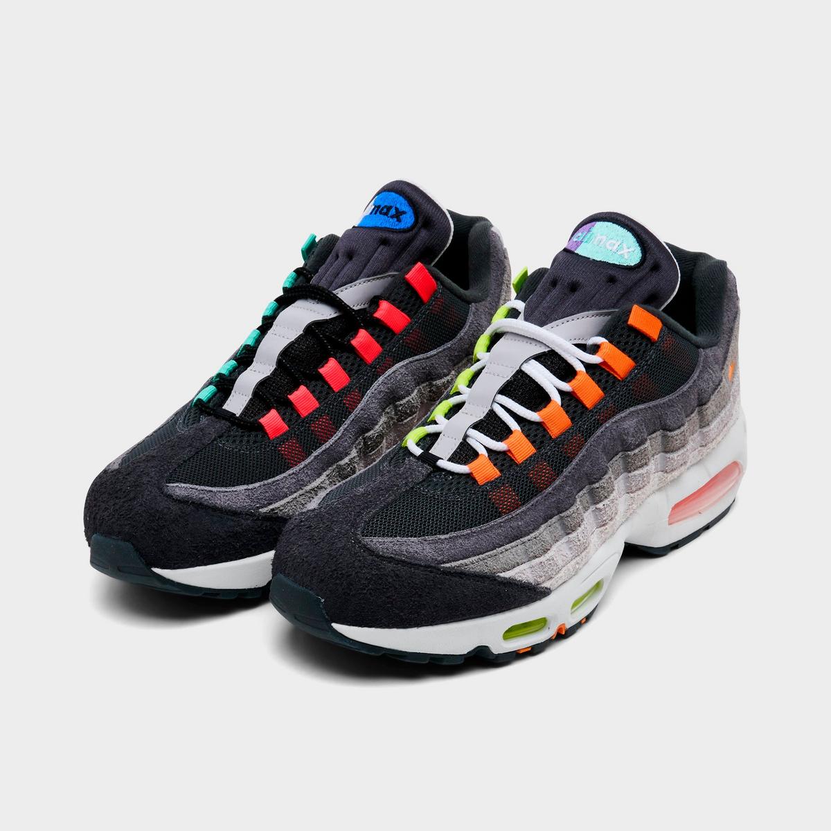 Y2K rave energy crew socks made to match Air Max 95 sneakers - My Matching Socks