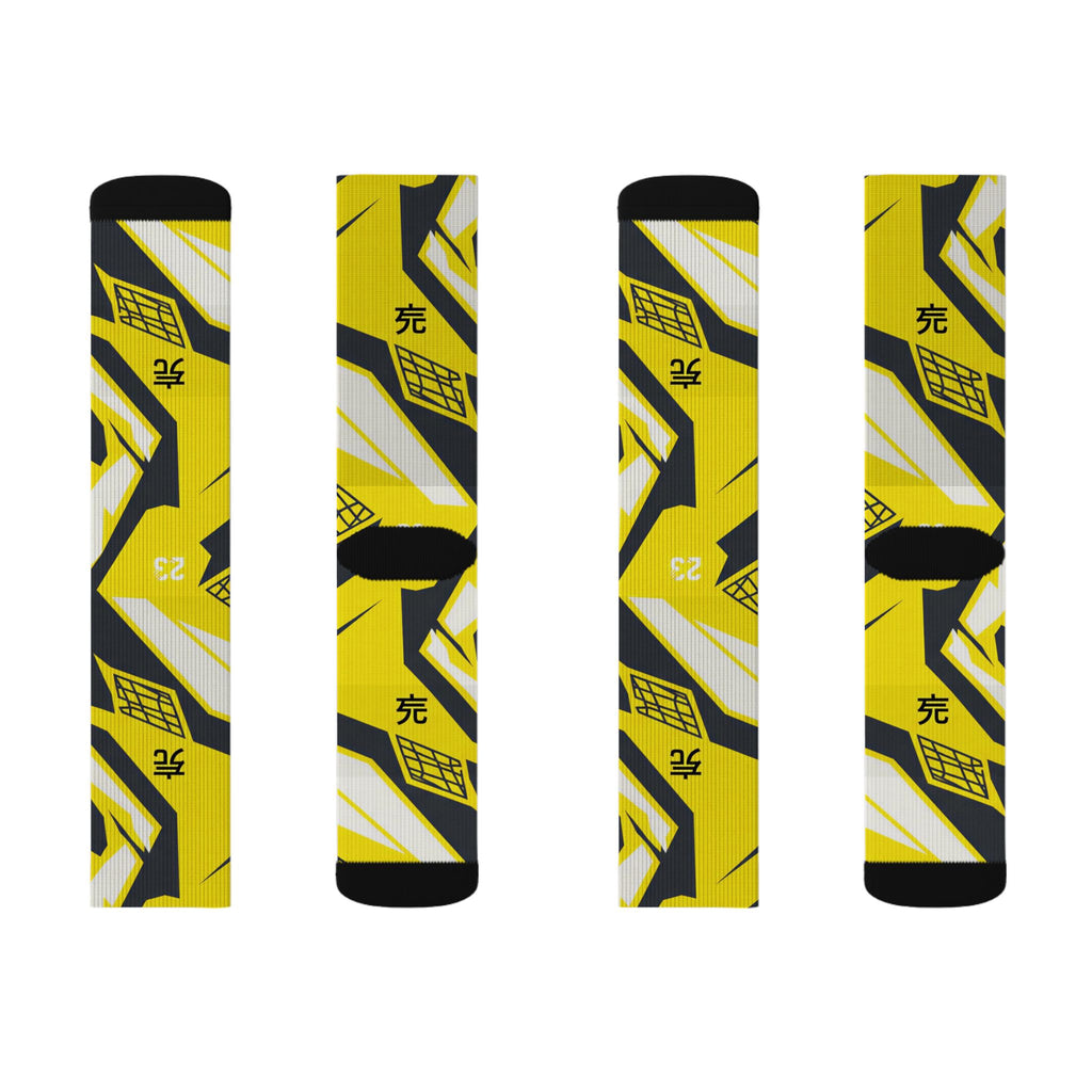 Air Jordan 5 Retro Tokyo T23 matching socks | Abstract Sublimation Athletic Crew Socks
