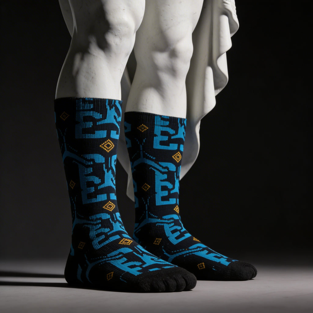 Jordan 11 Gamma matching socks for electric blue sneaker outfits - My Matching Socks