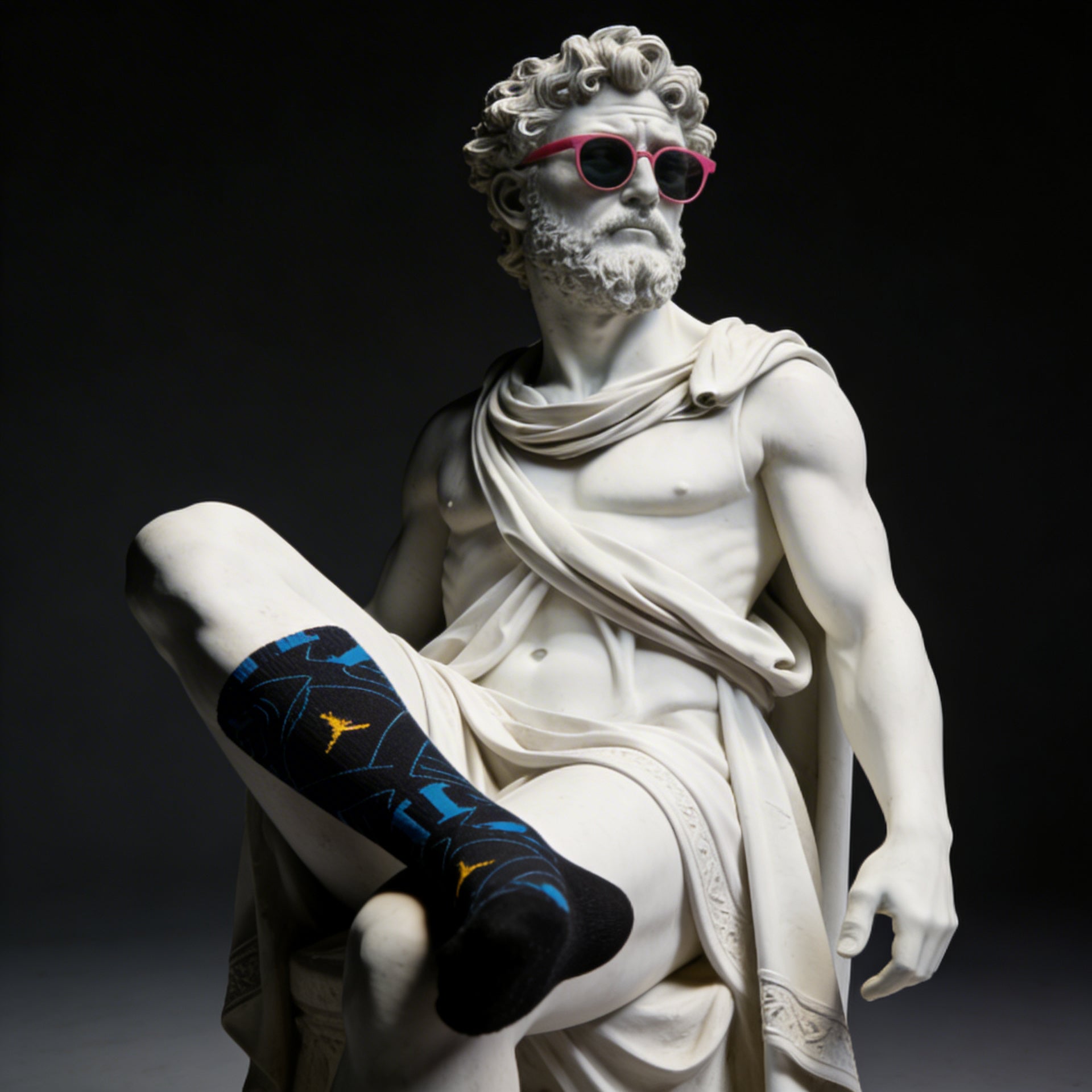 Jordan 11 Gamma inspired pattern socks for streetwear fits - My Matching Socks