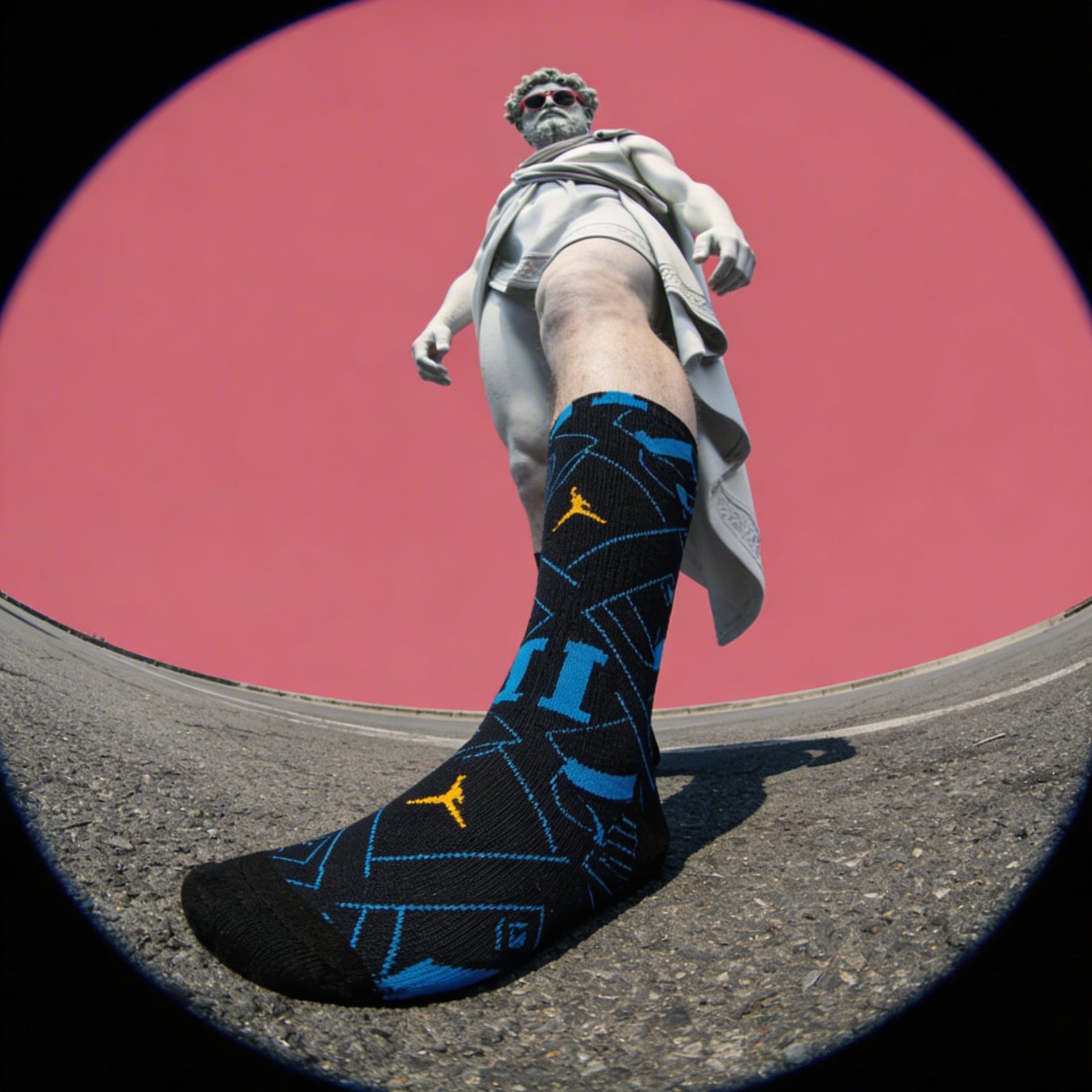 Nike Air Jordan 11 Gamma matching Pattern Socks | Sublimation Socks