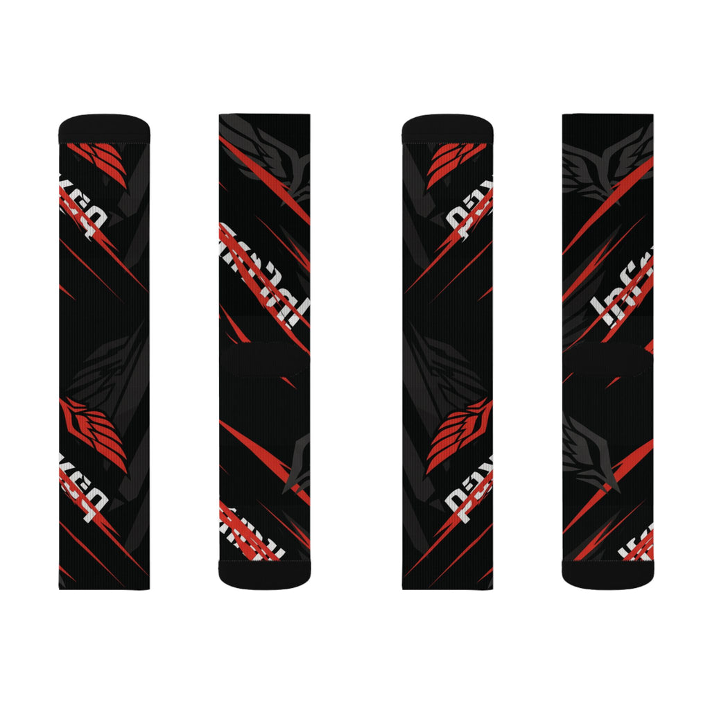 Jordan Air Jordan 6 Retro Infrared Salesman inspired Socks | Sublimation Crew Socks