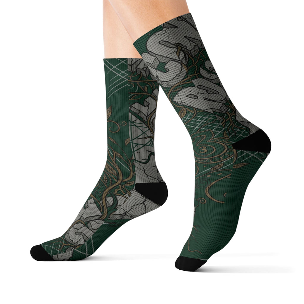 Teyana Taylor x Jordan 3 'Concrete Rose' matching Crew Socks | Harlem Inspired Rose Urban Streetwear