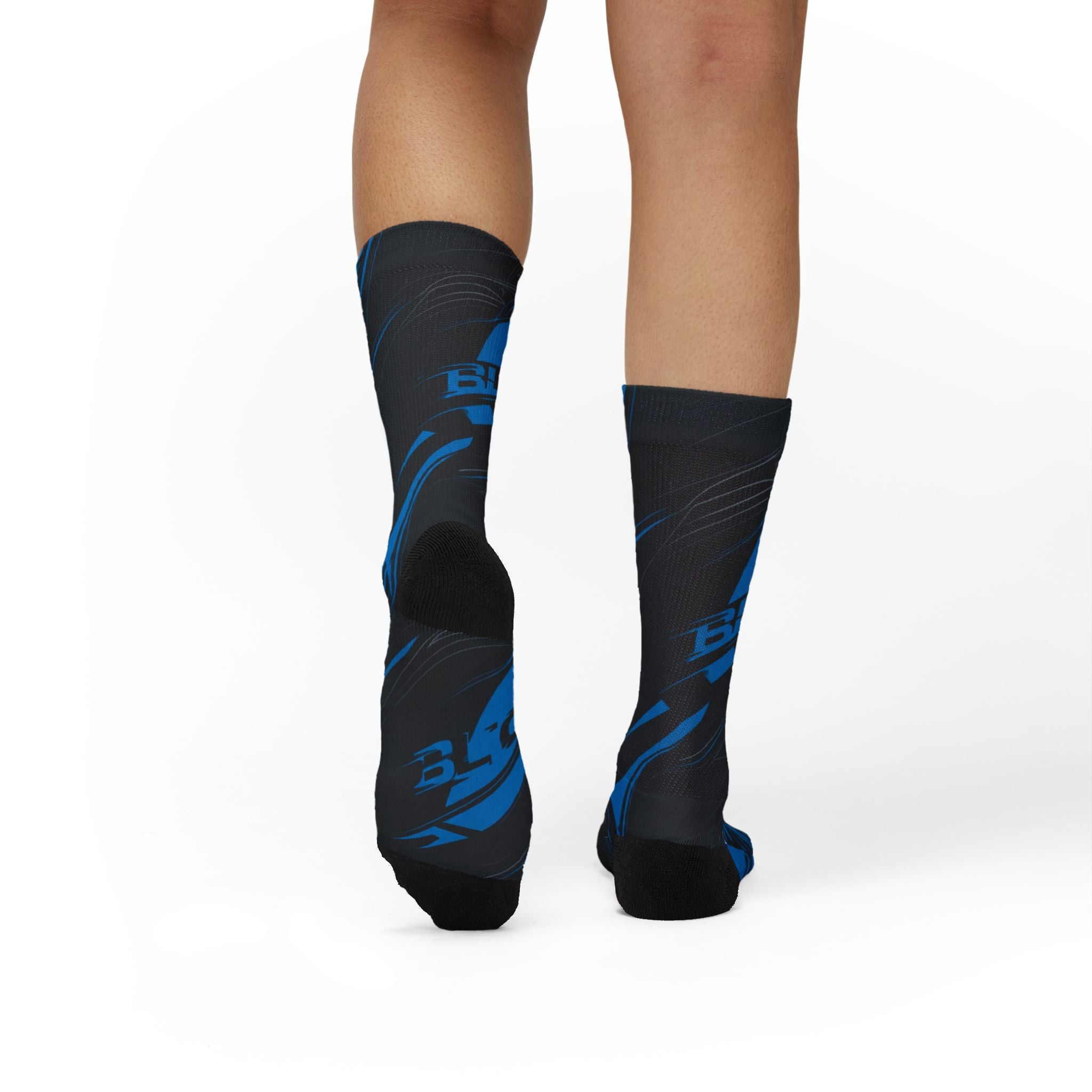 Jordan 14 Retro 'Black University Blue' 2026 matching Crew Socks | Ferrari Racing Inspired Championship Streetwear
