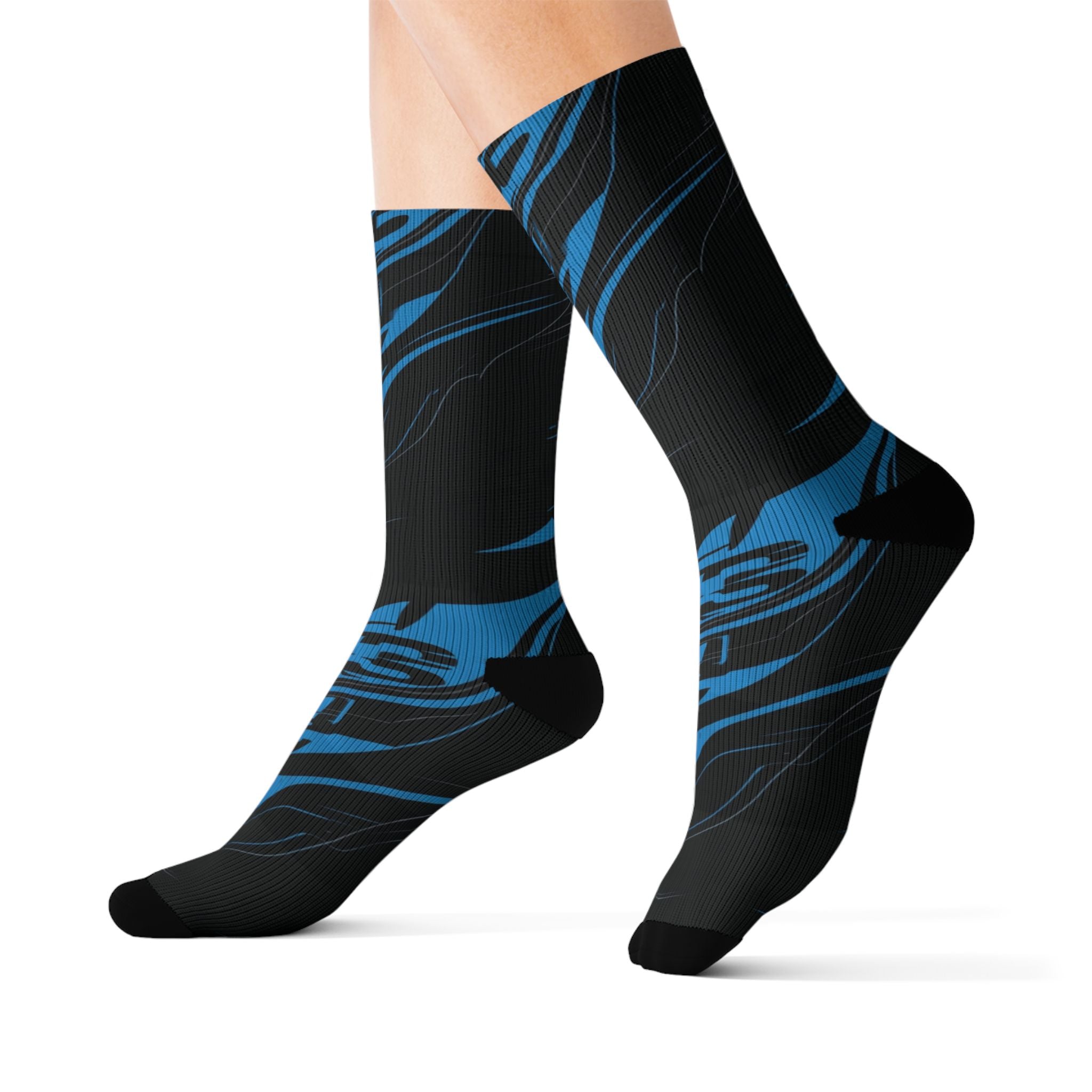 Jordan 14 Retro 'Black University Blue' 2026 matching Crew Socks | Ferrari Racing Inspired Championship Streetwear
