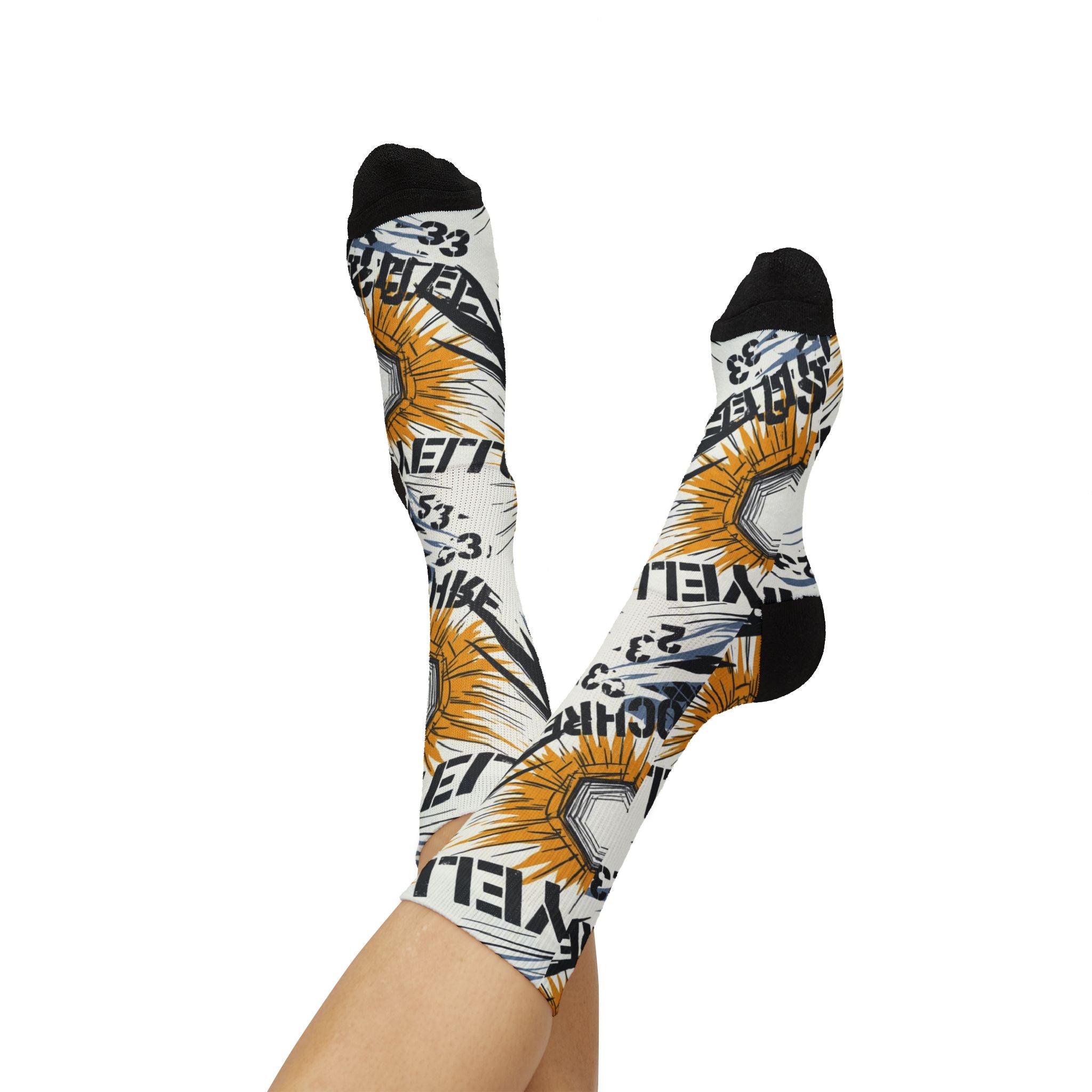 Jordan 6s Retro 'Yellow Ochre' matching Crew Socks | Championship Desert Warmth Basketball Streetwear