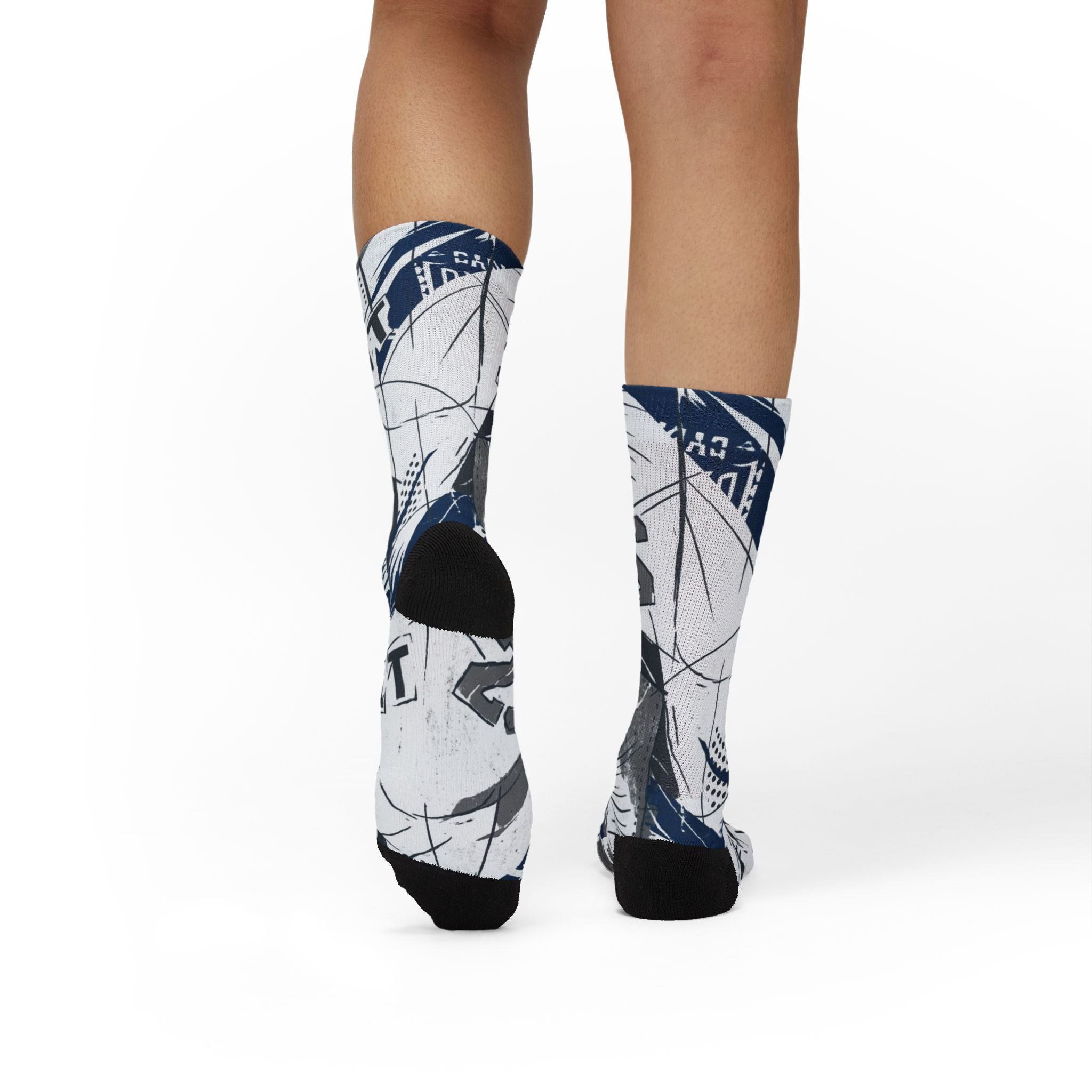 Jordan 9 Retro 'Flint Grey' 2026 matching Crew Socks | Premium Championship Heritage Streetwear