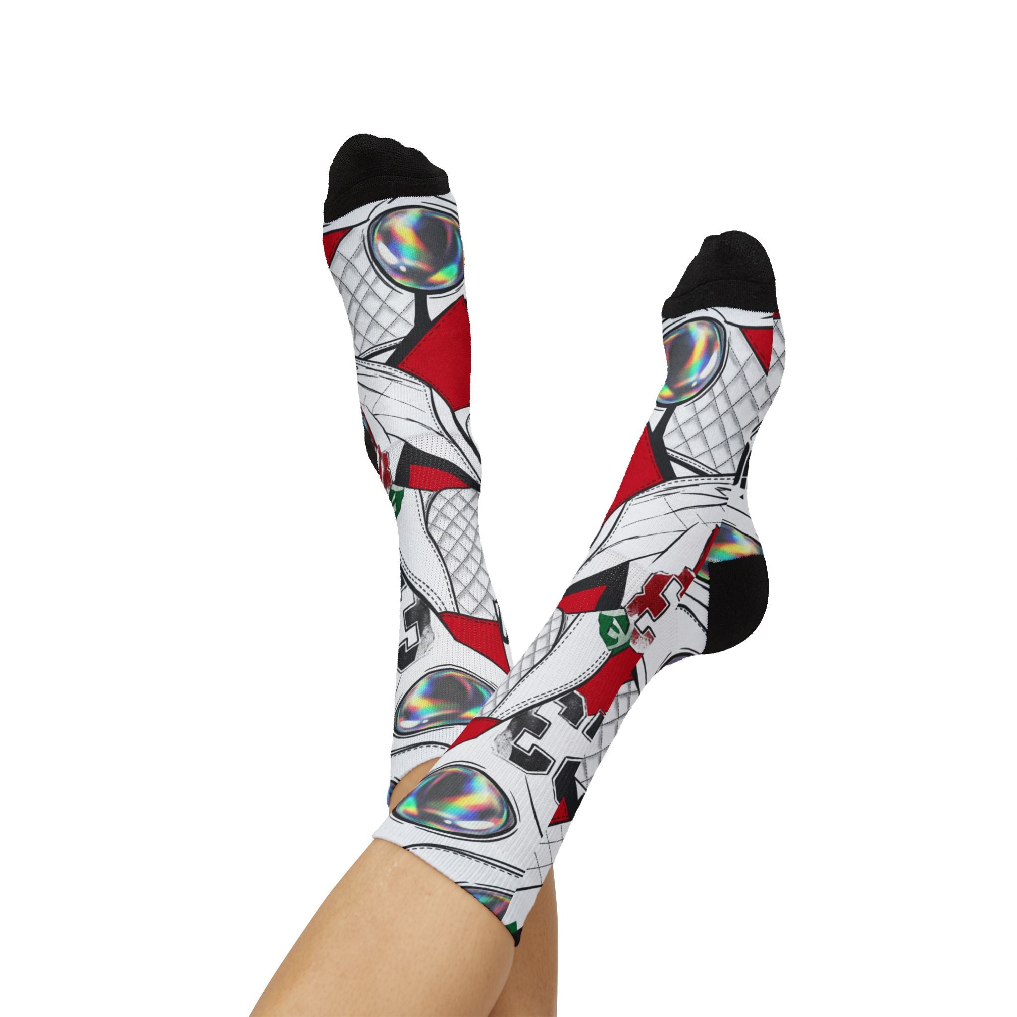 Jordan 13 Retro Chicago 2026 matching Crew Socks | Last Dance Championship Legacy Bulls Inspired Premium Basketball Streetwear