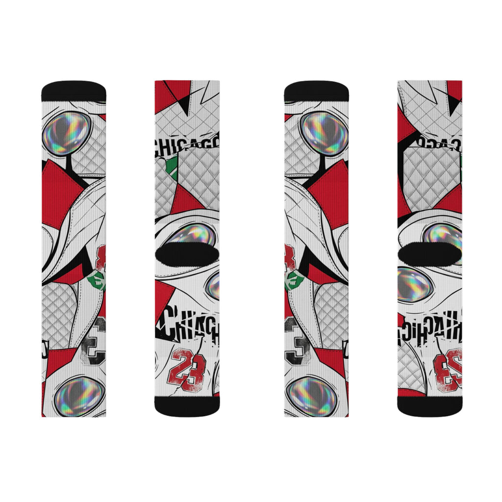 Jordan 13 Retro Chicago 2026 matching Crew Socks | Last Dance Championship Legacy Bulls Inspired Premium Basketball Streetwear