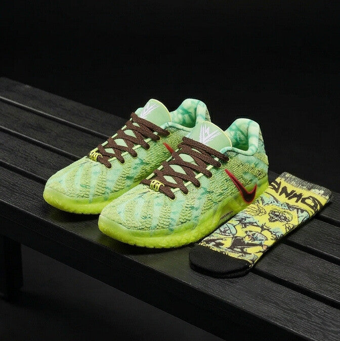 Ja 3 Zombie Matching Crew Socks | Toxic Horror Basketball Streetwear