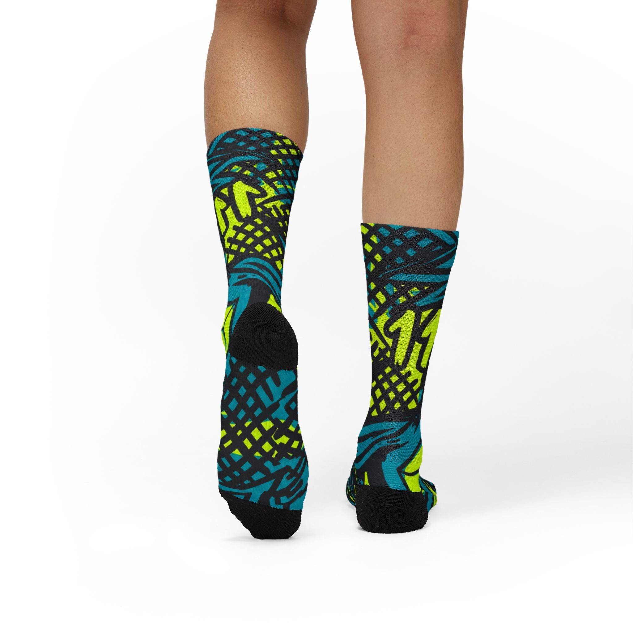 Nike Air Jordan 11 Gamma matching Crew Socks | Electric Blue Streetwear Basketball Collector Gift