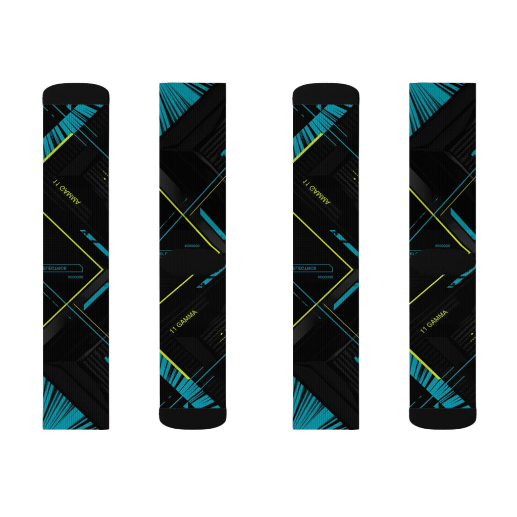 Nike Air Jordan 11 Gamma Matching Crew Socks | Electric Blue Streetwear Basketball Collector Gift