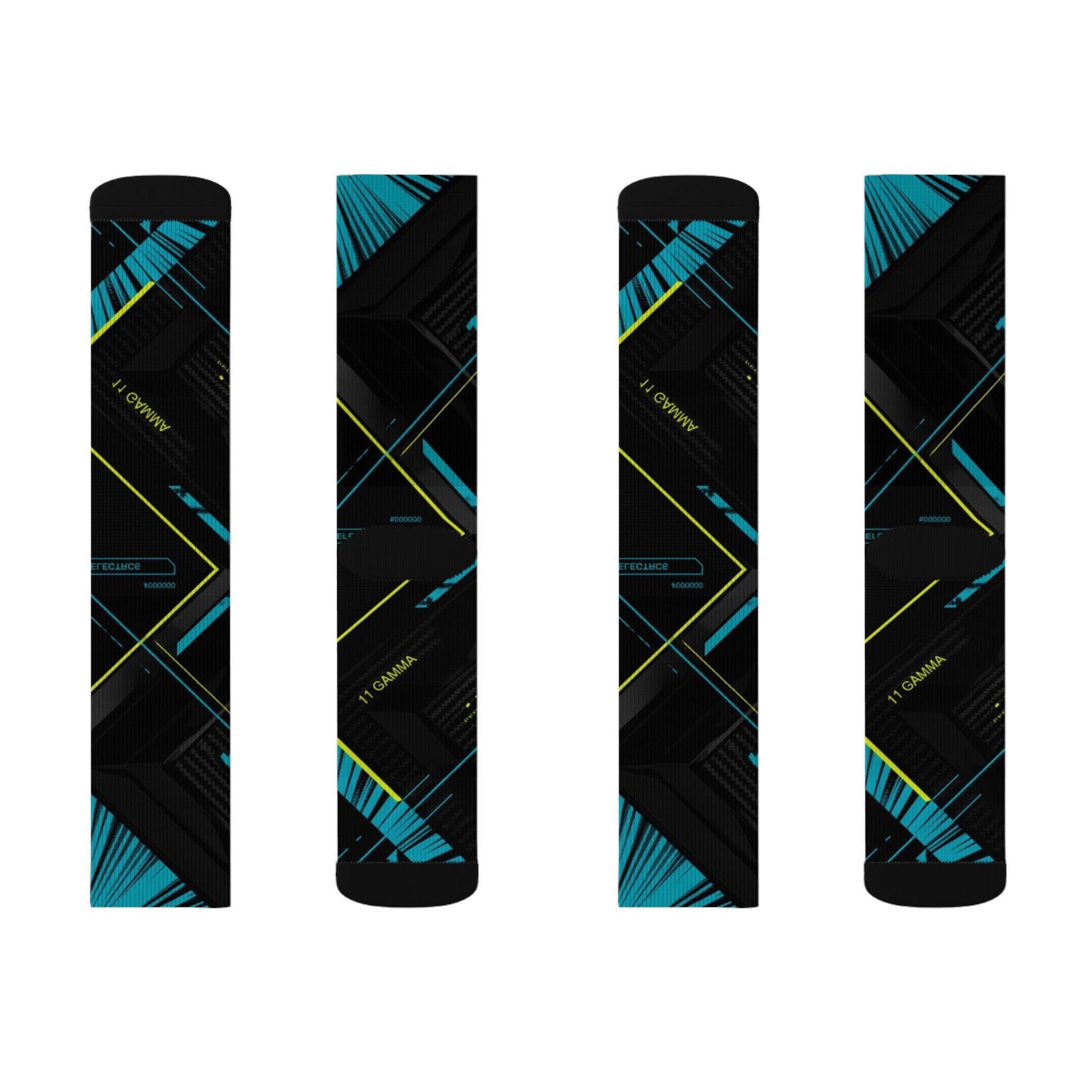 Nike Air Jordan 11 Gamma Matching Crew Socks | Electric Blue Streetwear Basketball Collector Gift