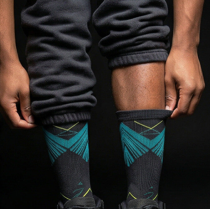 Nike Air Jordan 11 Gamma Matching Crew Socks | Electric Blue Streetwear Basketball Collector Gift