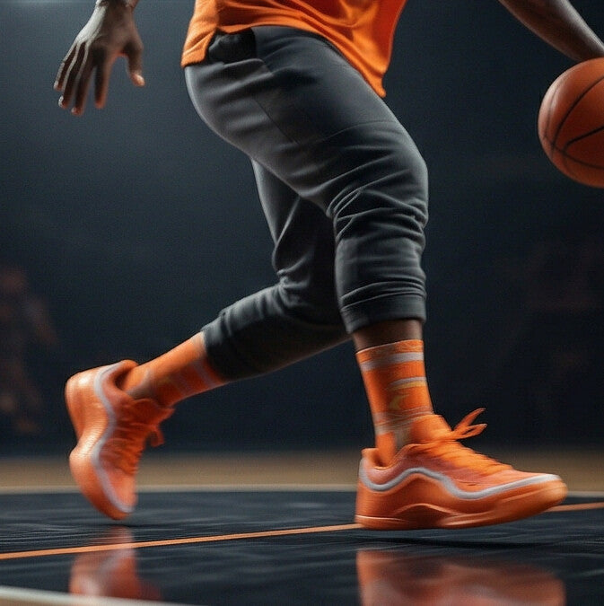 Nike LeBron 23 Shoe Bag Matching Crew Socks | Premium Orange Equipment Basketball Streetwear