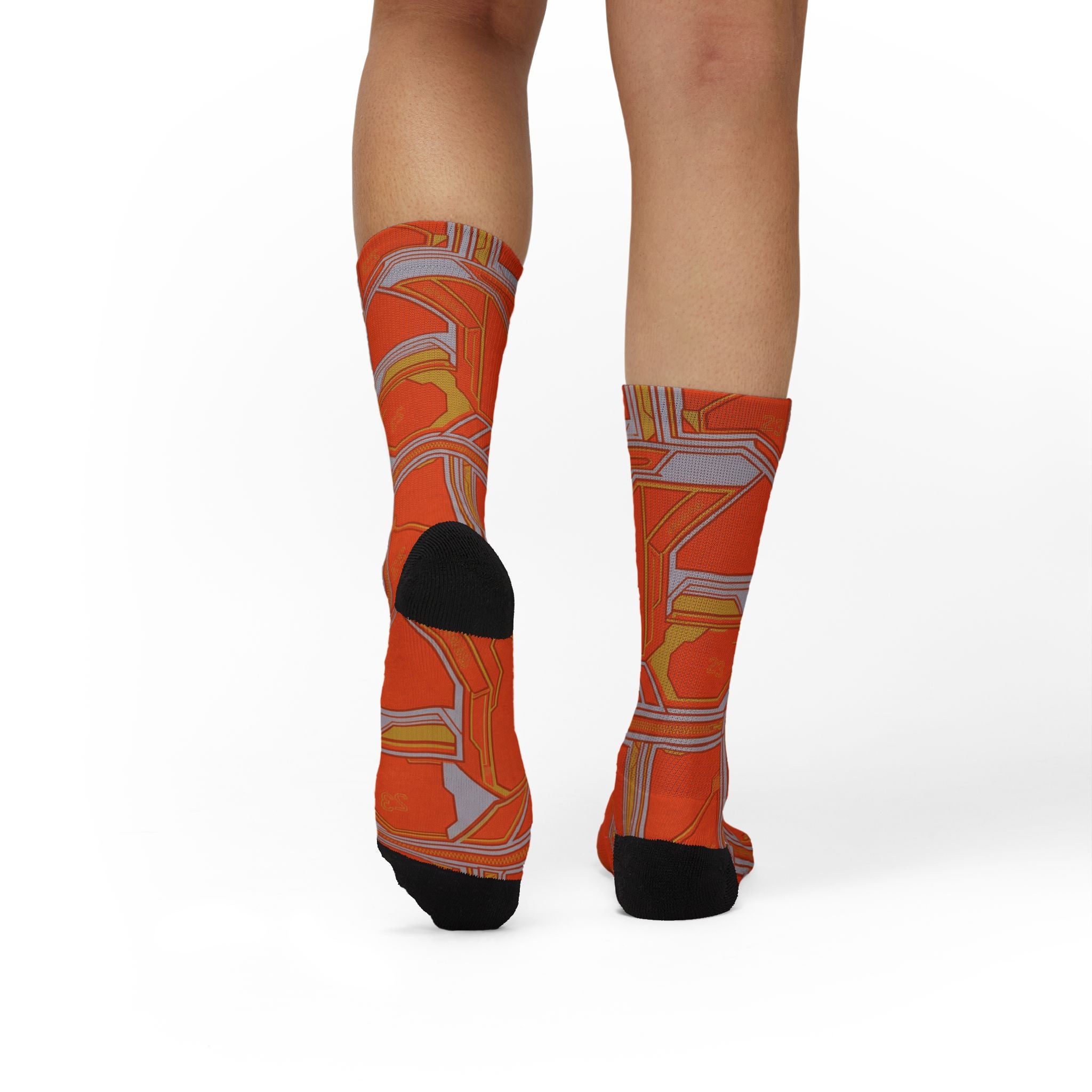 Nike LeBron 23 Shoe Bag Matching Crew Socks | Premium Orange Equipment Basketball Streetwear