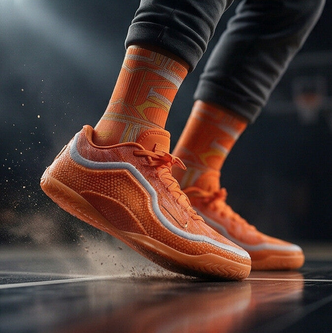 Nike LeBron 23 Shoe Bag Matching Crew Socks | Premium Orange Equipment Basketball Streetwear
