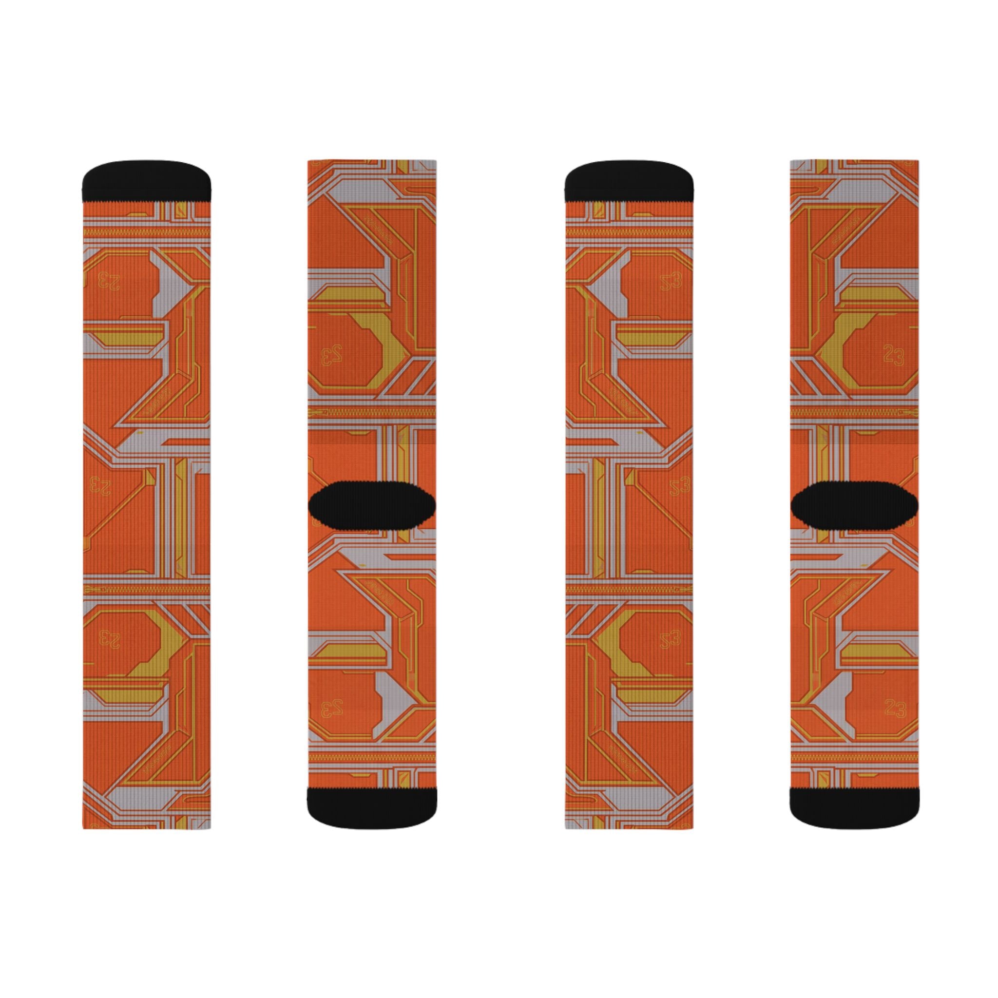 Nike LeBron 23 Shoe Bag Matching Crew Socks | Premium Orange Equipment Basketball Streetwear