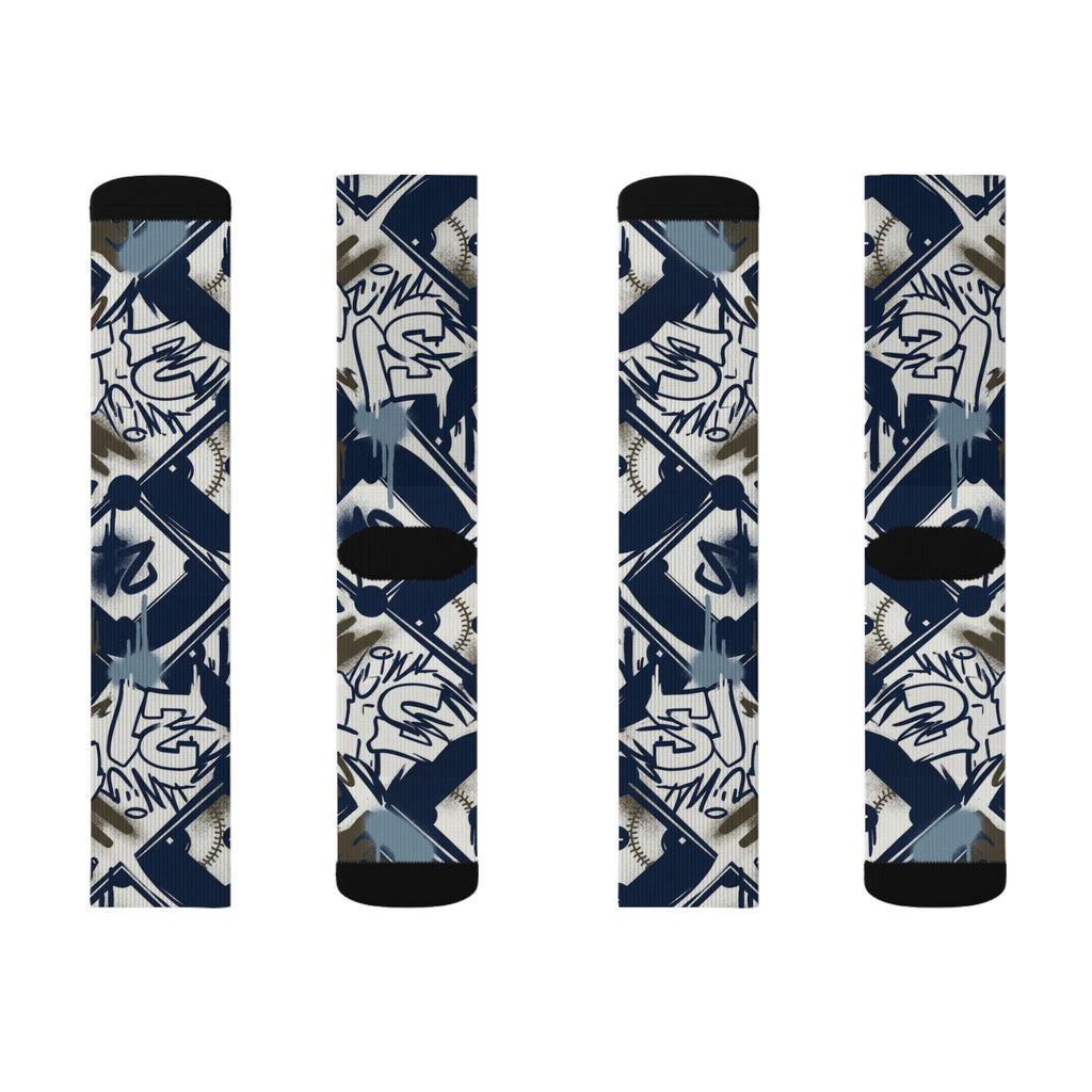 Nike Air Diamond Turf 2 Royals Matching Crew Socks | Deion Sanders Inspired Navy Baseball Heritage Streetwear