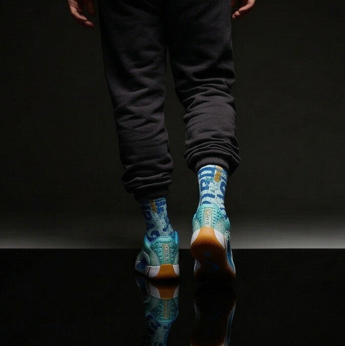 Jordan Tatum 4 Offseason Matching Crew Socks | Training Grind Basketball Streetwear Socks