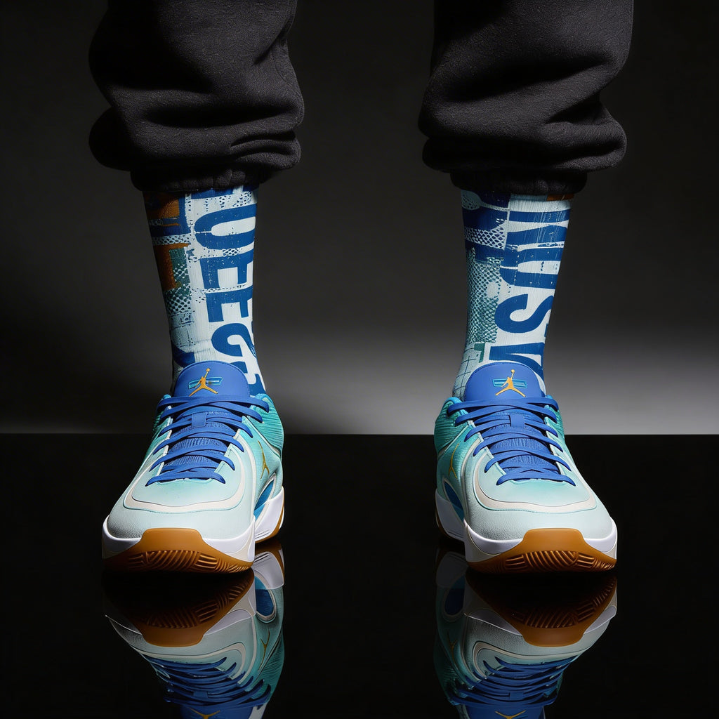 Jordan Tatum 4 Offseason Matching Crew Socks | Training Grind Basketball Streetwear Socks