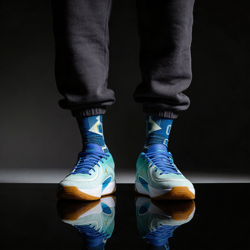 Jordan Tatum 4 Offseason Matching Crew Socks | Training Grind Basketball Streetwear Socks