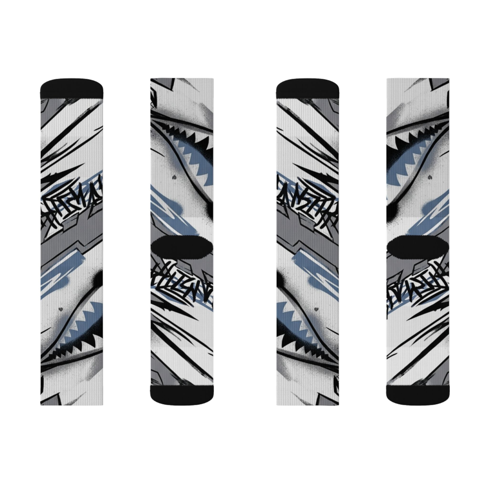 Jordan 5 Retro White Metallic Matching Crew Socks | Fighter Jet Metallic Streetwear Basketball
